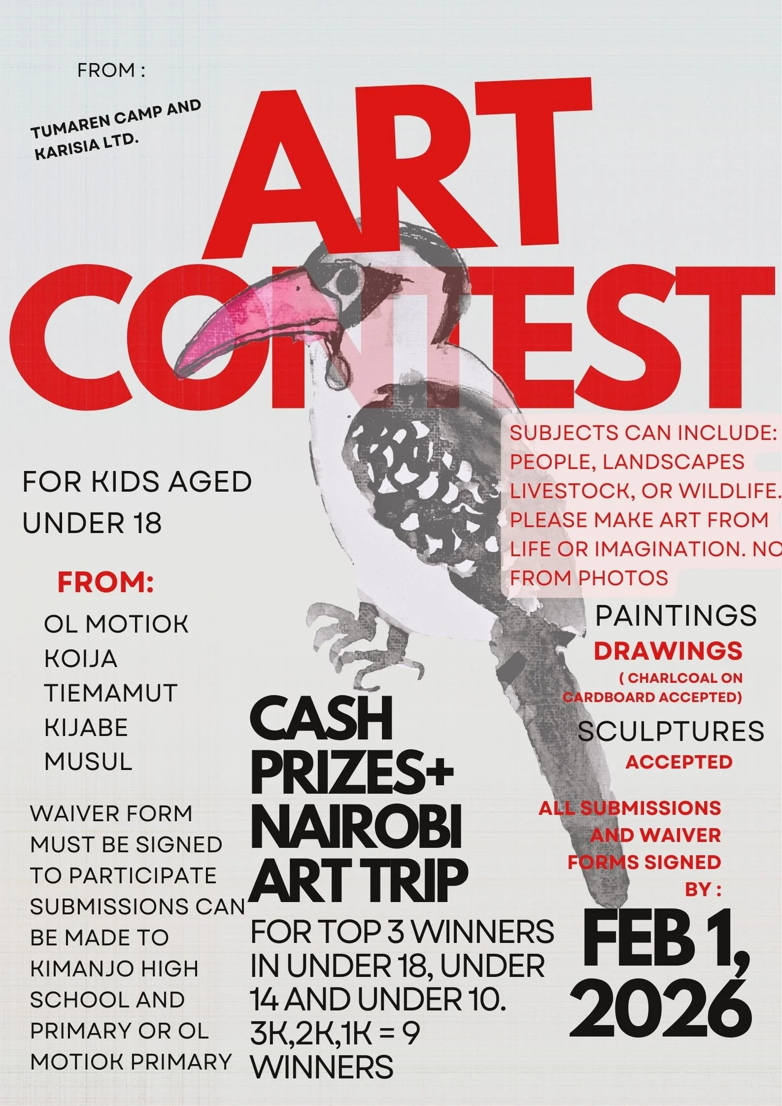 Karisia / Tumaren Community Kids Art Contest
