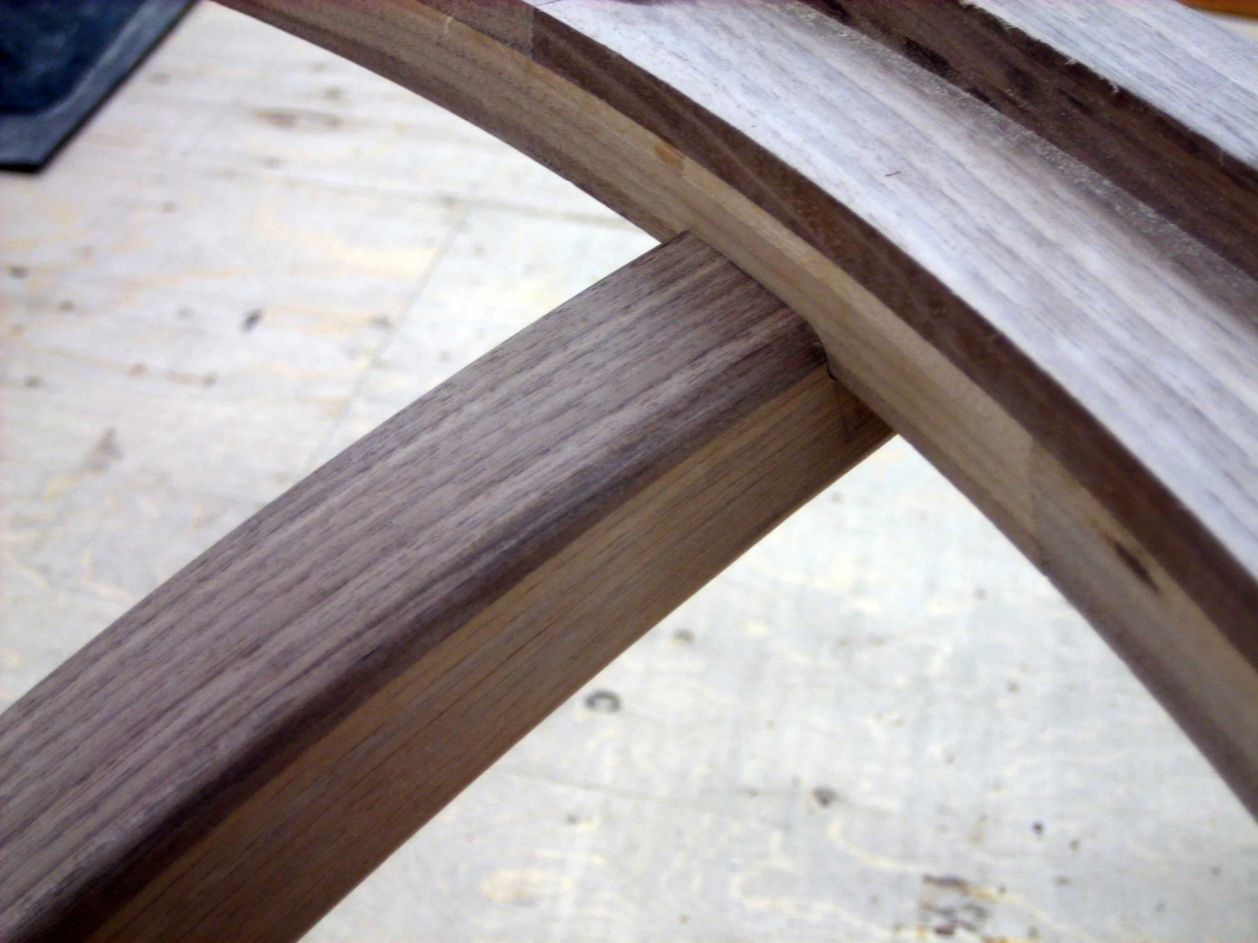 16 – Cleaning up the fit by hand.