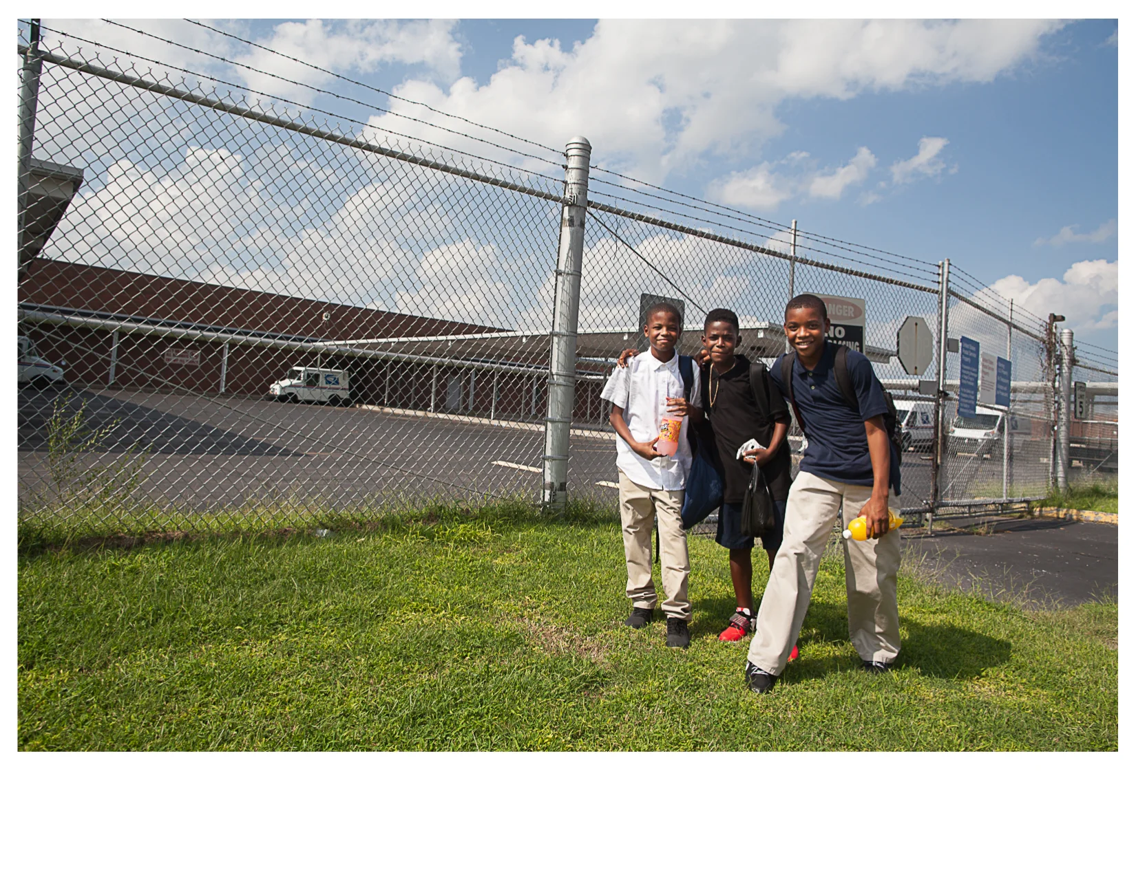Students from Lincoln Middle School, East St. Louis, IL