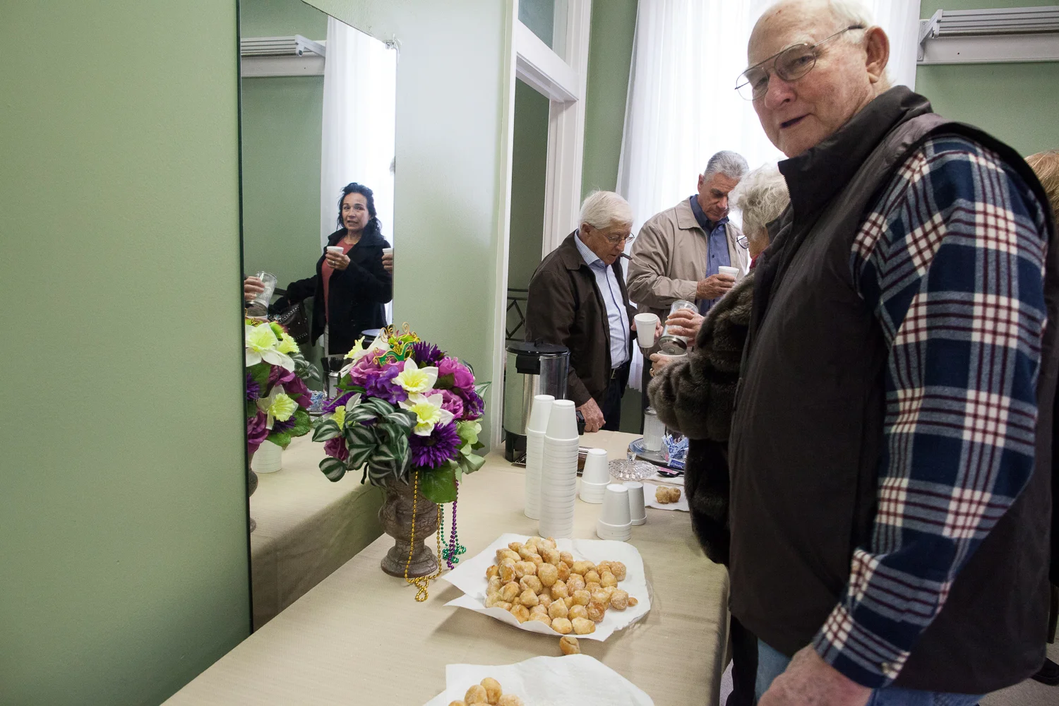 After Sunday Mass, in the Parish Hall, Natchitoches, LA