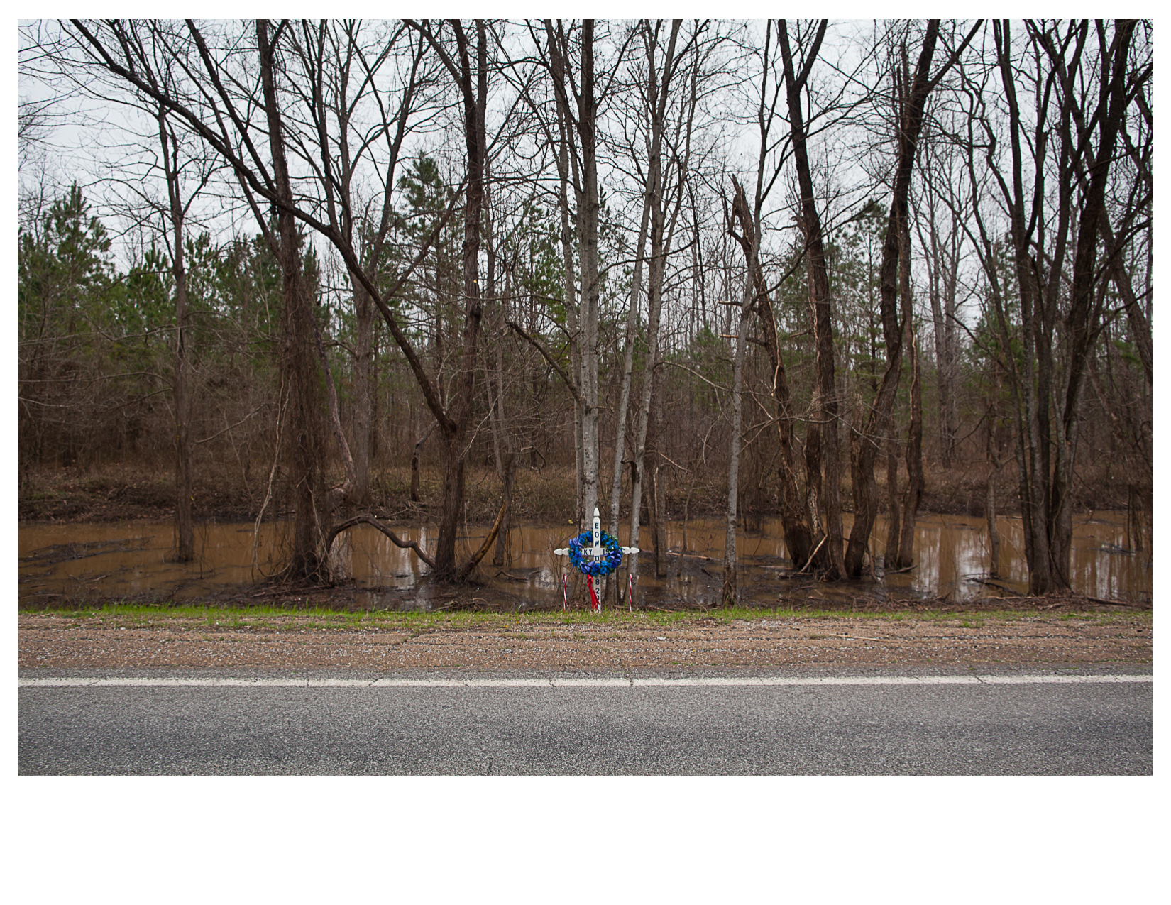 Roadside Cross South of Natchez, LA