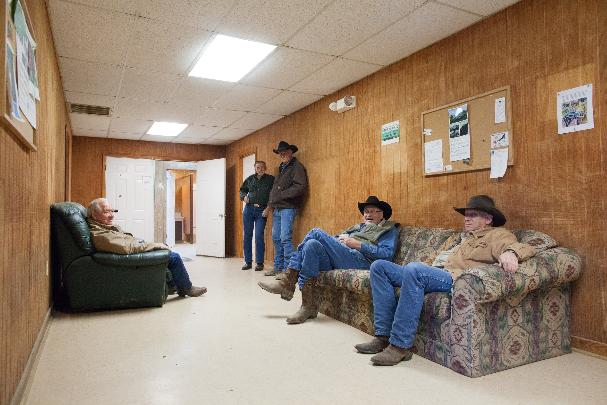 Waiting Room at the Mansura Livestock Auction, Mansura, LA