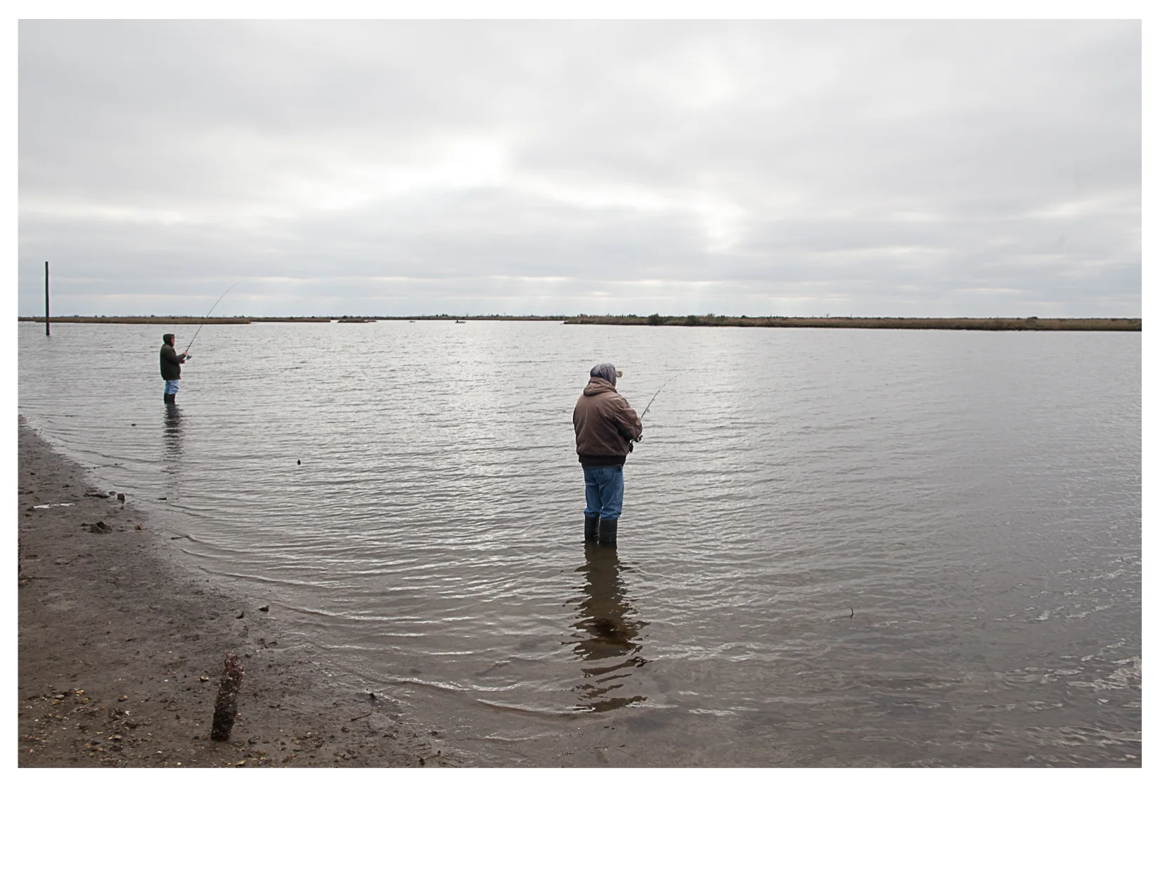 Men Fishing, Forbidden Hole, LA