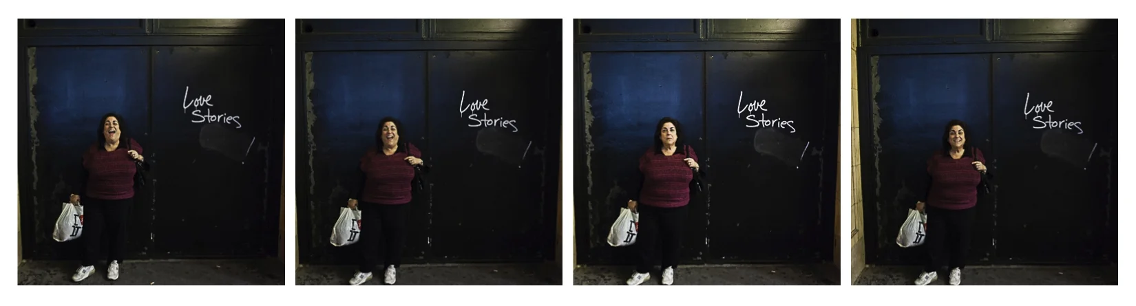 Four Shots of Linda (Three Laughing, One Not)