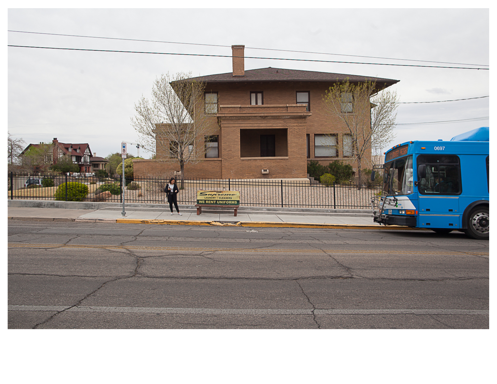 Bus Stop on Los Angeles Drive, El Paso, TX