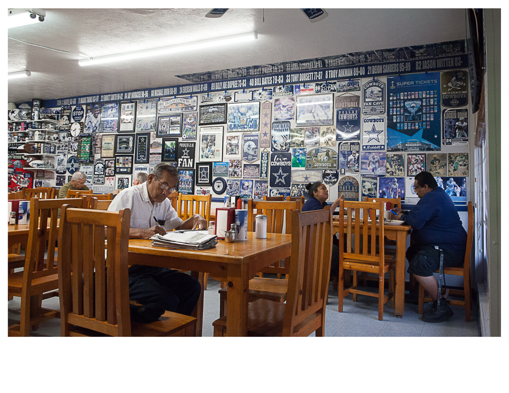 Inside Martha's Cafe, El Paso, TX