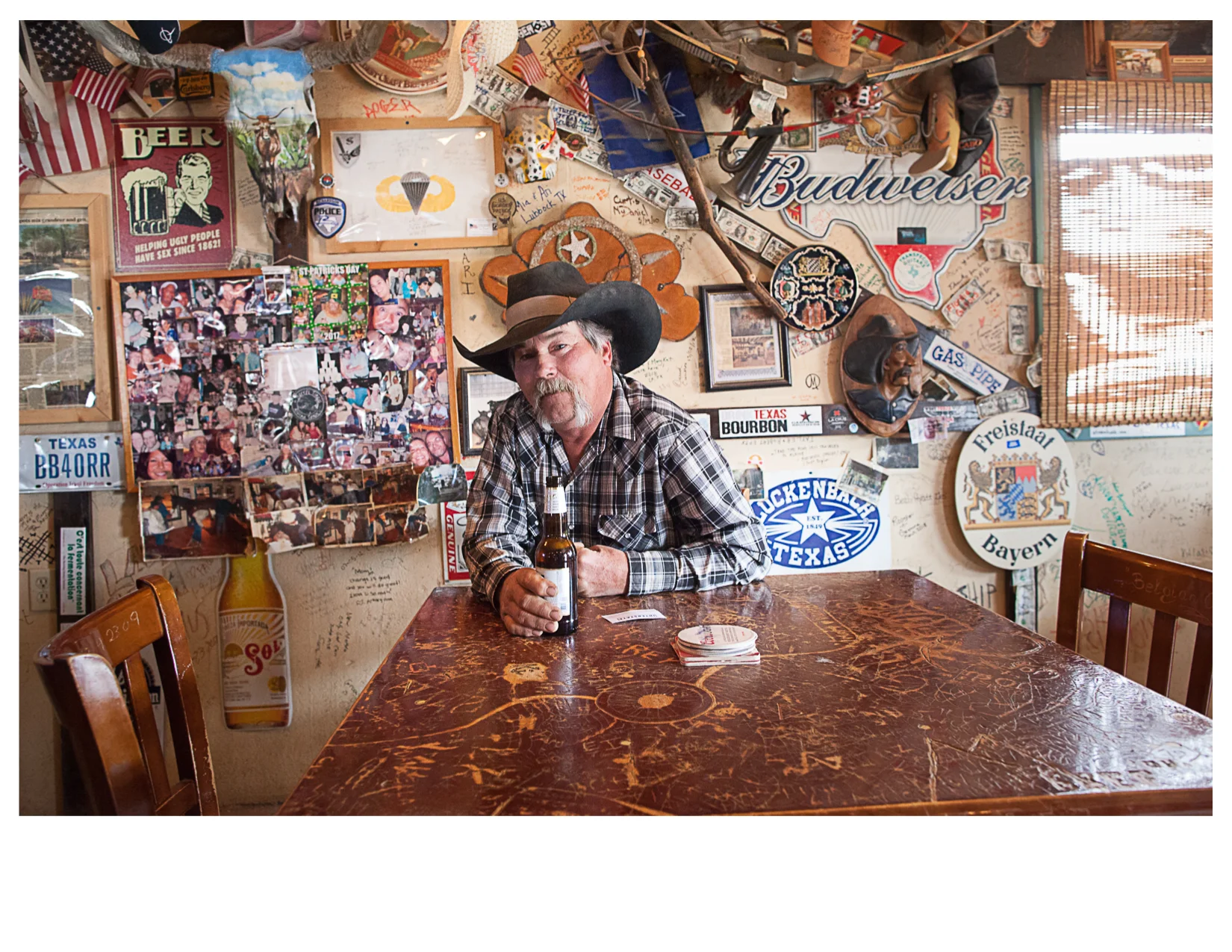 Marty, Inside Harry's Tinaja, Alpine, TX