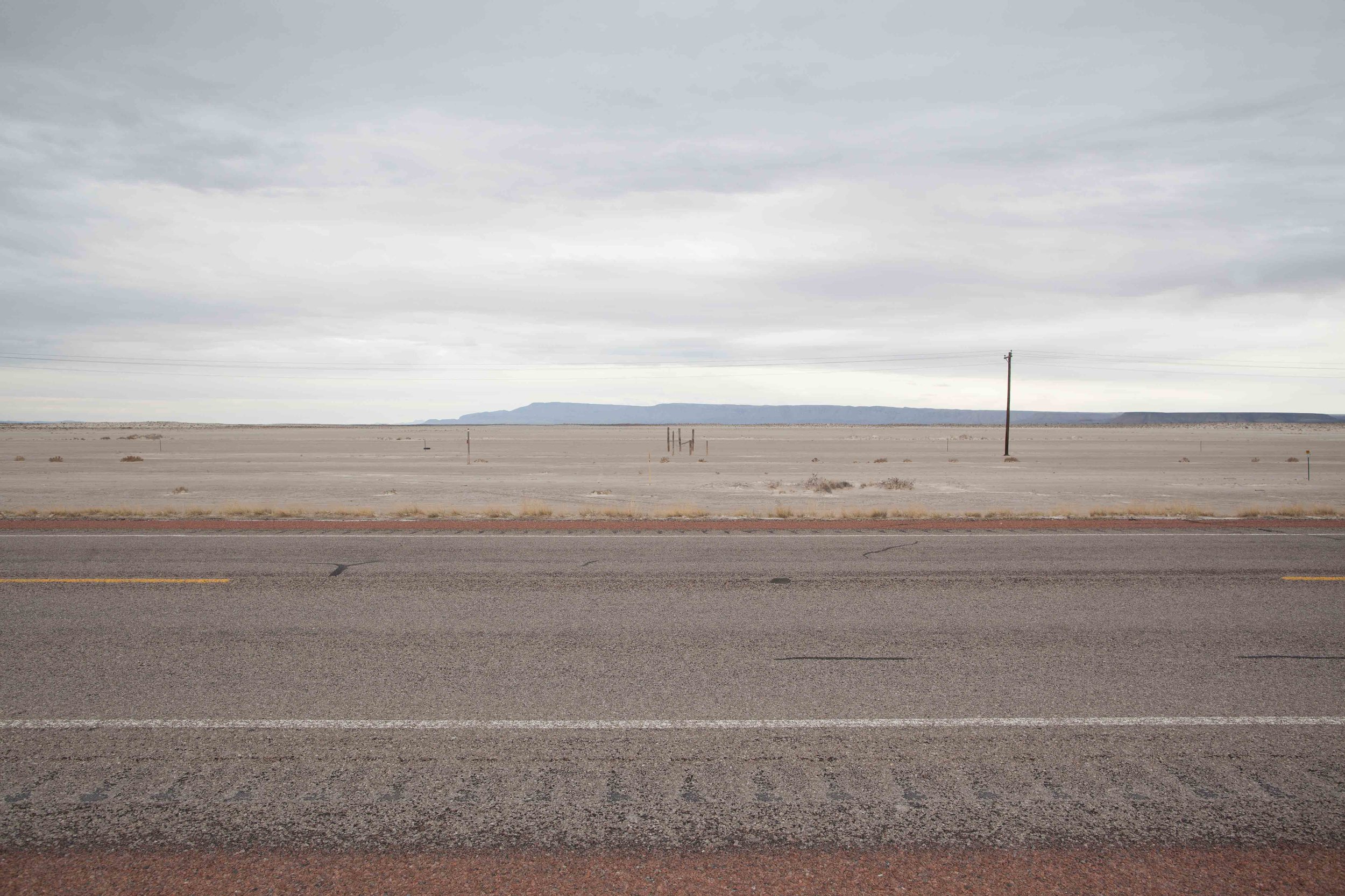 White Sand and US 62, West of Pine Springs, TX