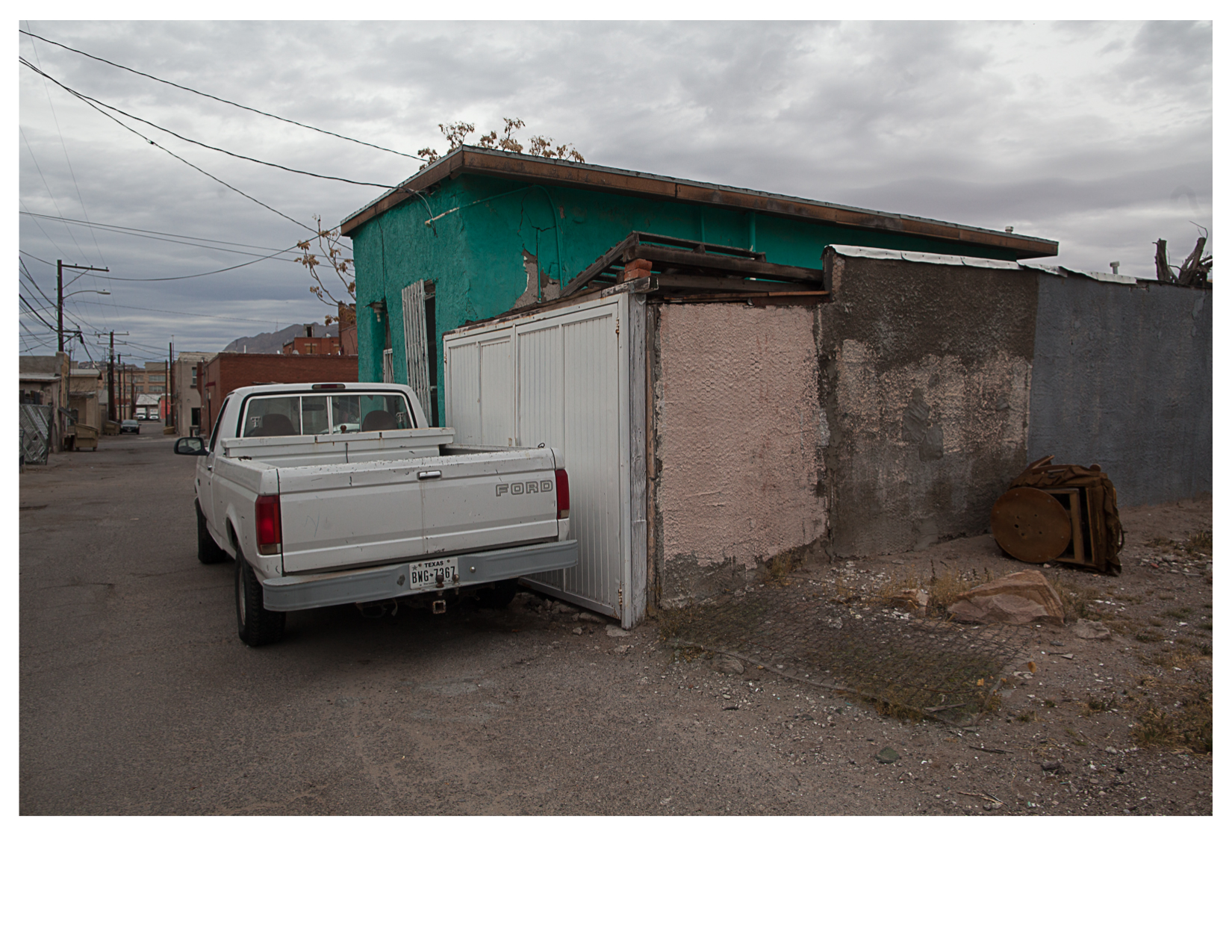 Pickup Truck and Alley, El Paso, TX.jpg