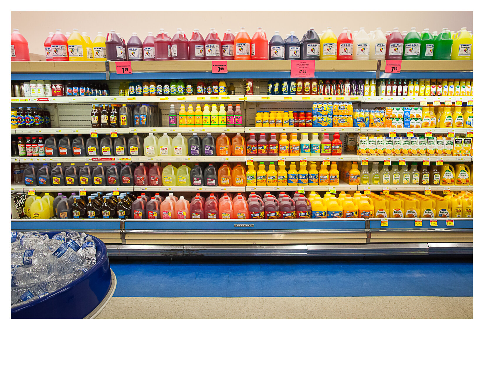 Drink Selection inside the Big Star Supermarket, West Memphis, AR