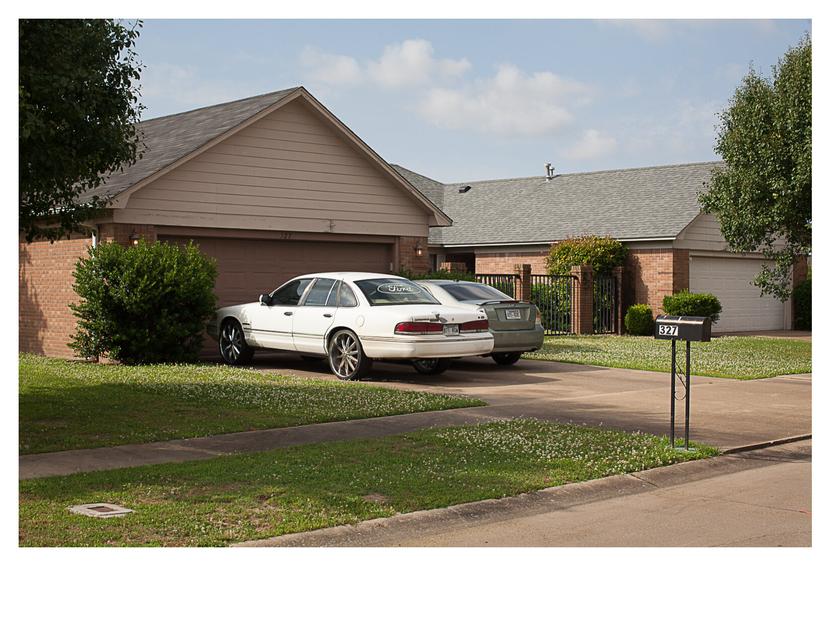 Cars in Driveway, Lakes at Richland Subdivision, West Memphis, AR