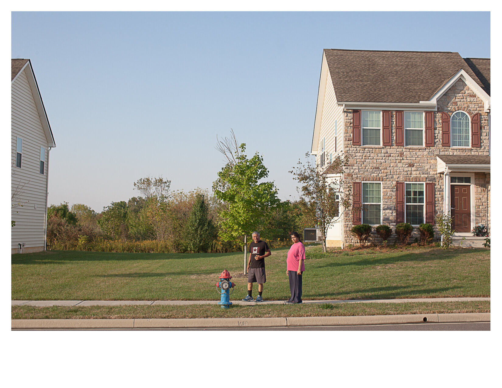 Pedestrians, Woodbine Village Subdivision, Dublin, OH