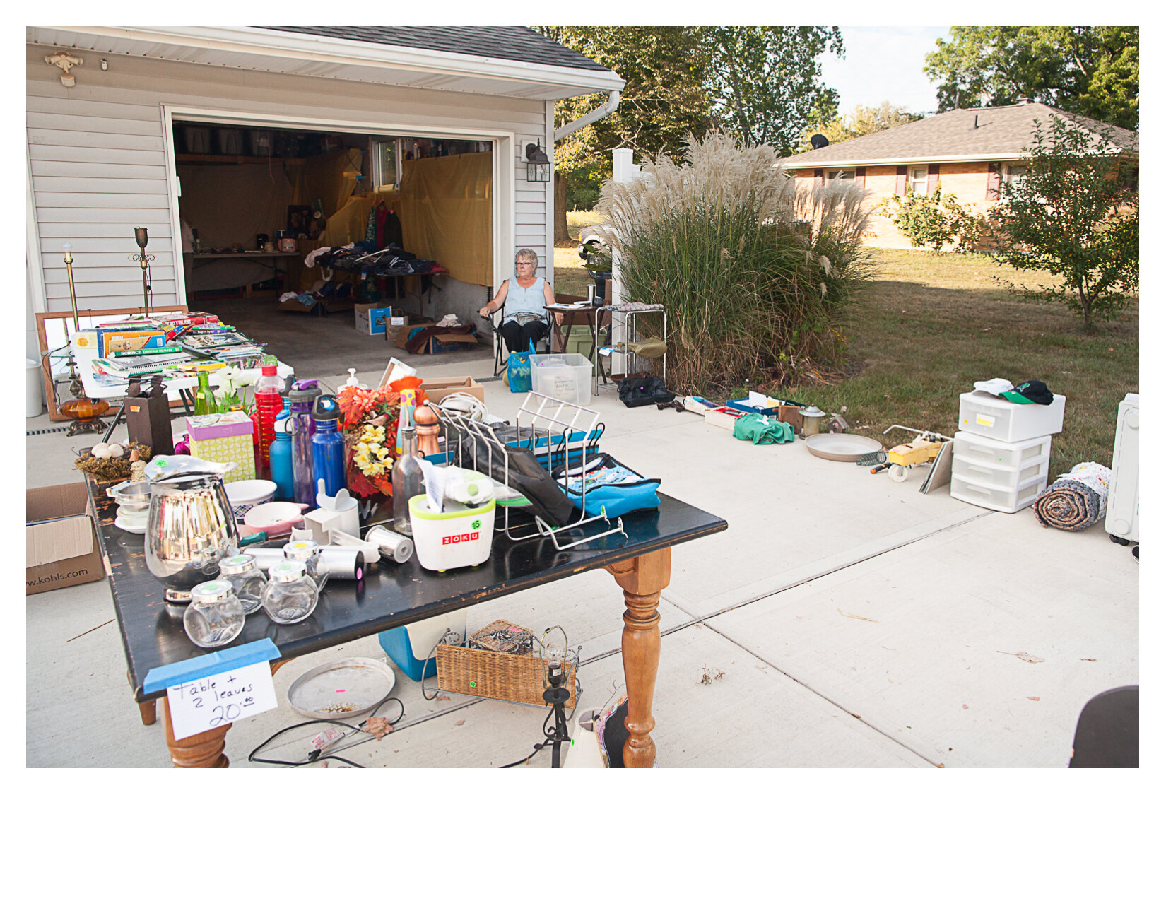 Cindy and her Garage Sale, West Milton, OH