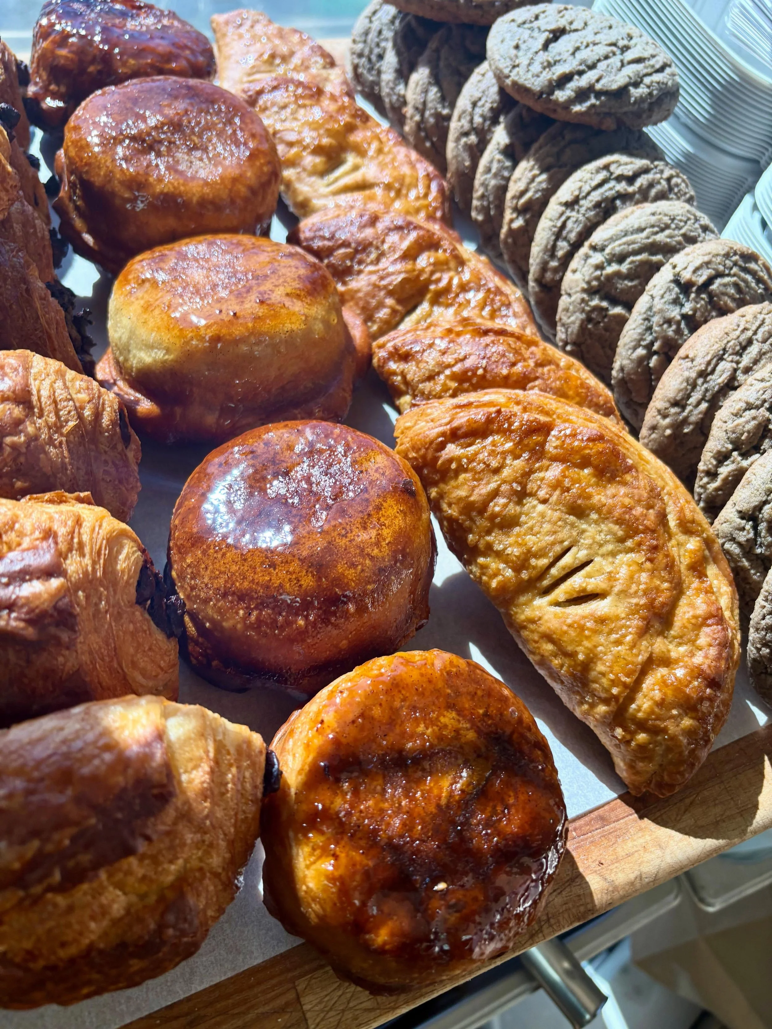 A very pleasant Friday at the bakery.