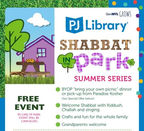Shabbat dans le parc !