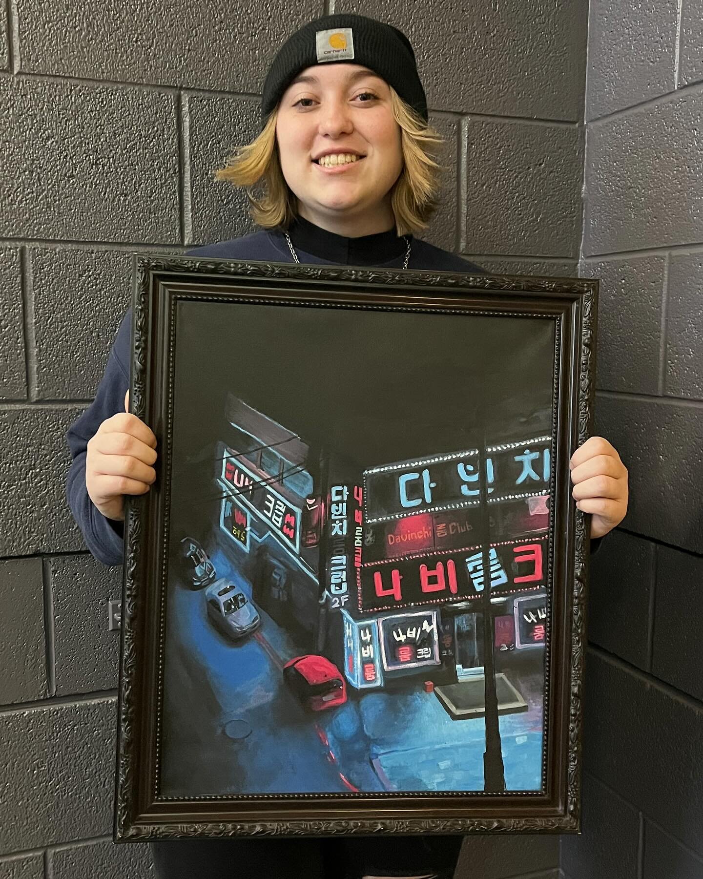 Congratulations to ICS senior Kadance E.&nbsp;whose painting, &ldquo;Seoul,&rdquo;&nbsp;was chosen to be on display at the Springville Art Museum from February 3&nbsp;- March 22! This is a big honor to be selected for the 52nd Annual Utah All-State H