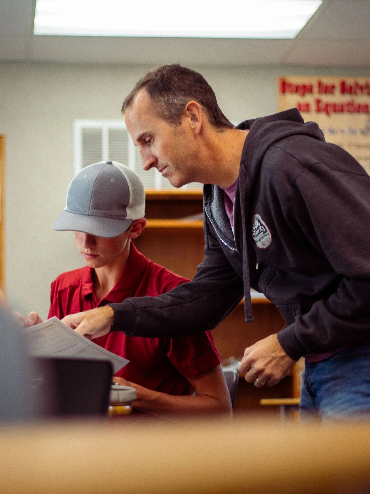 Supportive Teacher and Strong Academics at Intermountain Christian School
