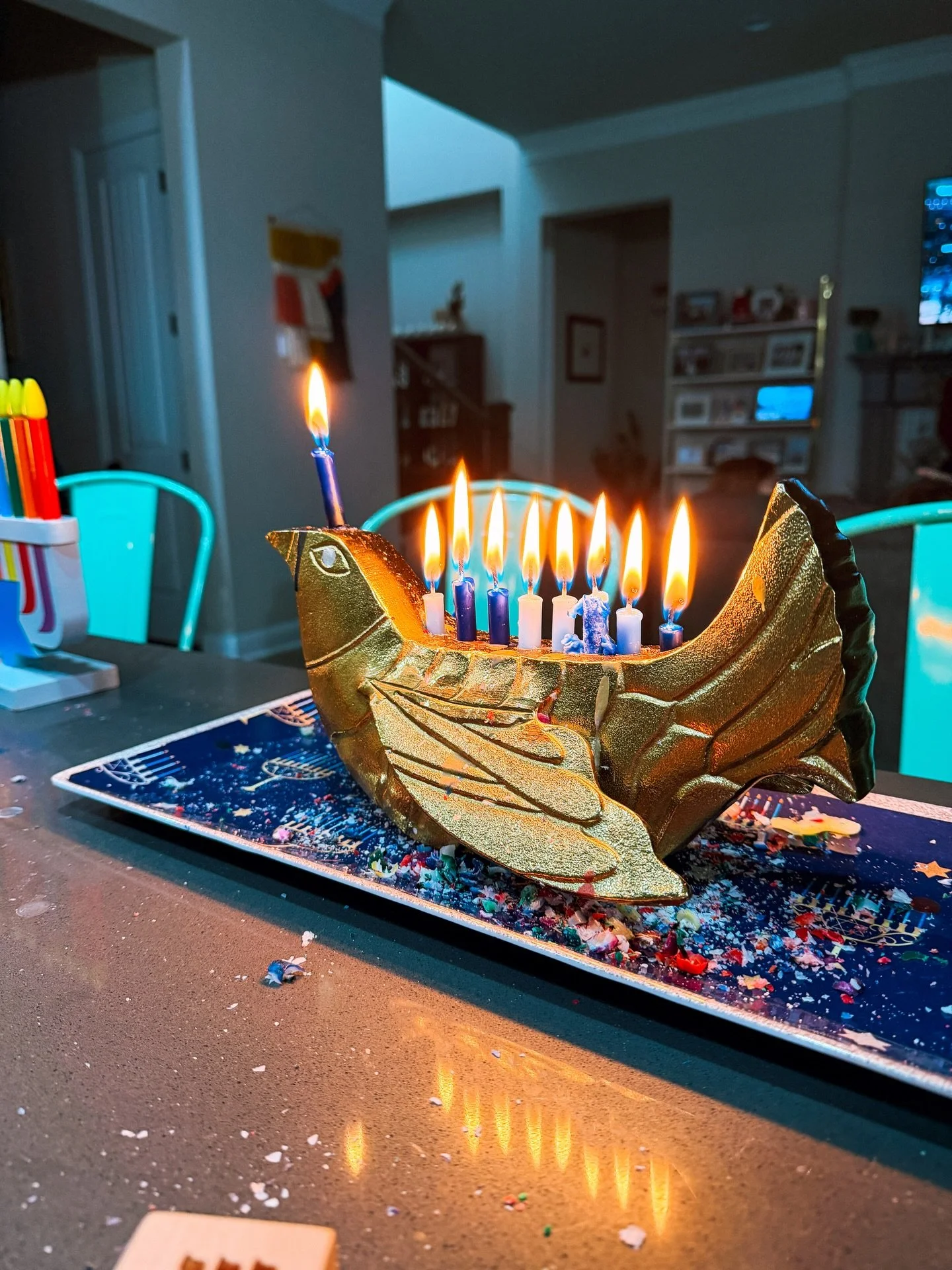 Holding onto the glow a little longer. 💛 Here&rsquo;s Hanukkah night eight to night one, and some of the crazy days in between.