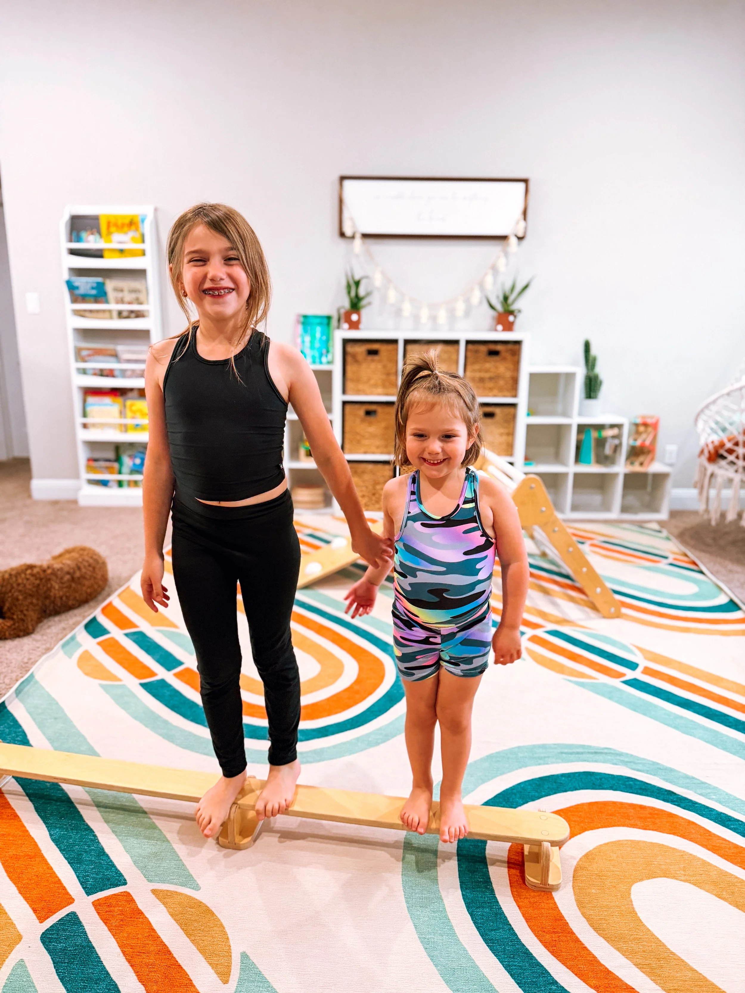 girls wearing active sets from PixieLane