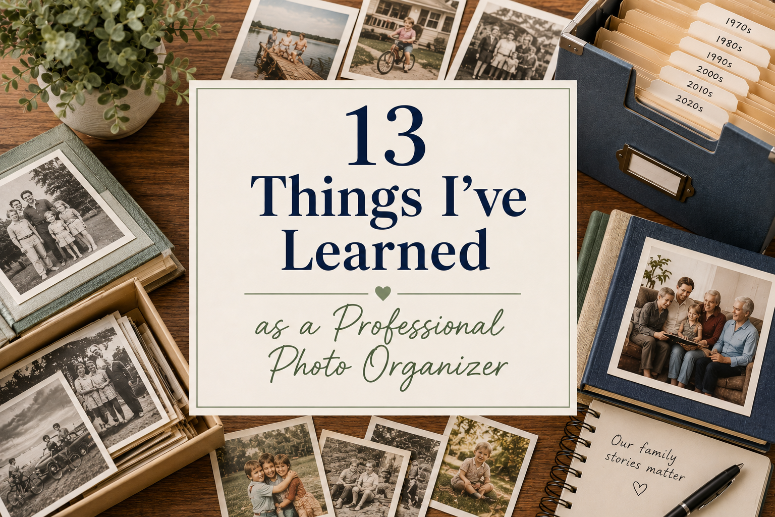 13 Things I've Learned as a professional Photo Organizer &amp; Small Business Owner