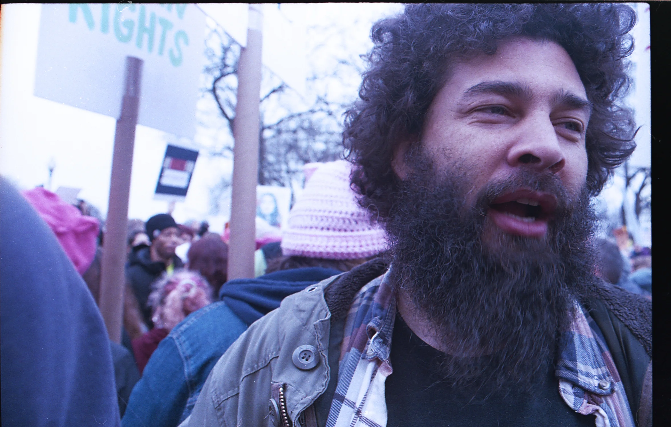 CJ at The Women's March, 2017