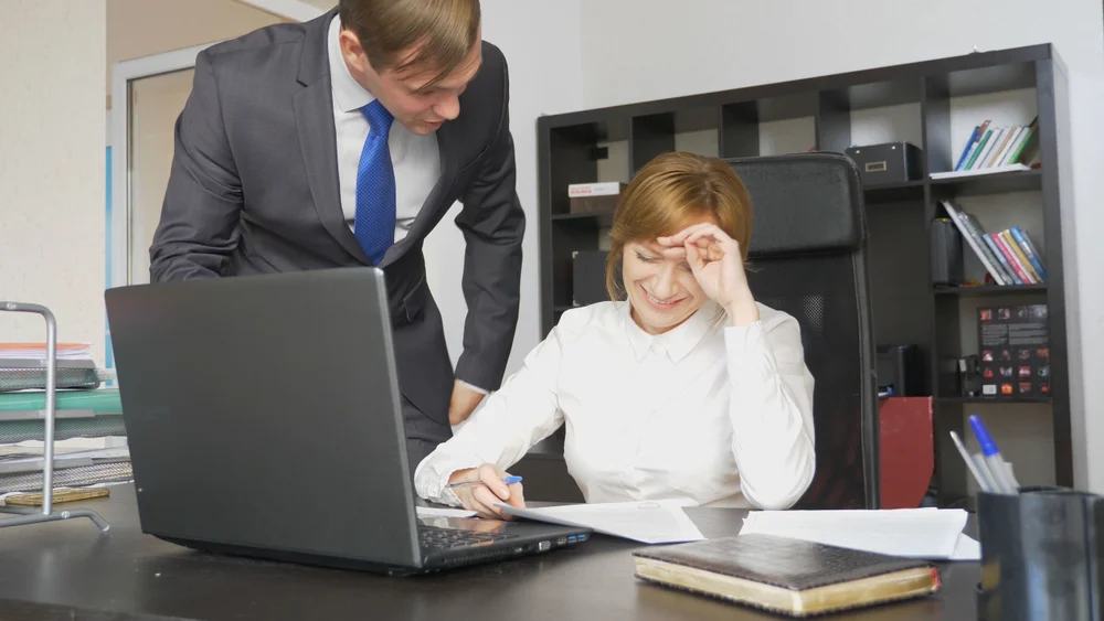 lady laughing while getting scolded.jpg