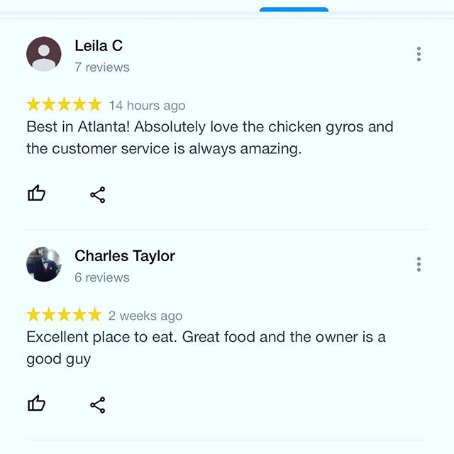 Reviews are down revenue is down our spirits are high and our 🌯are ⭐️⭐️⭐️⭐️⭐️ we cant make everyone happy all the time but we sure do try!  #⭐️⭐️⭐️⭐️⭐️ #atlanta #dunwoody #peachtreecorners