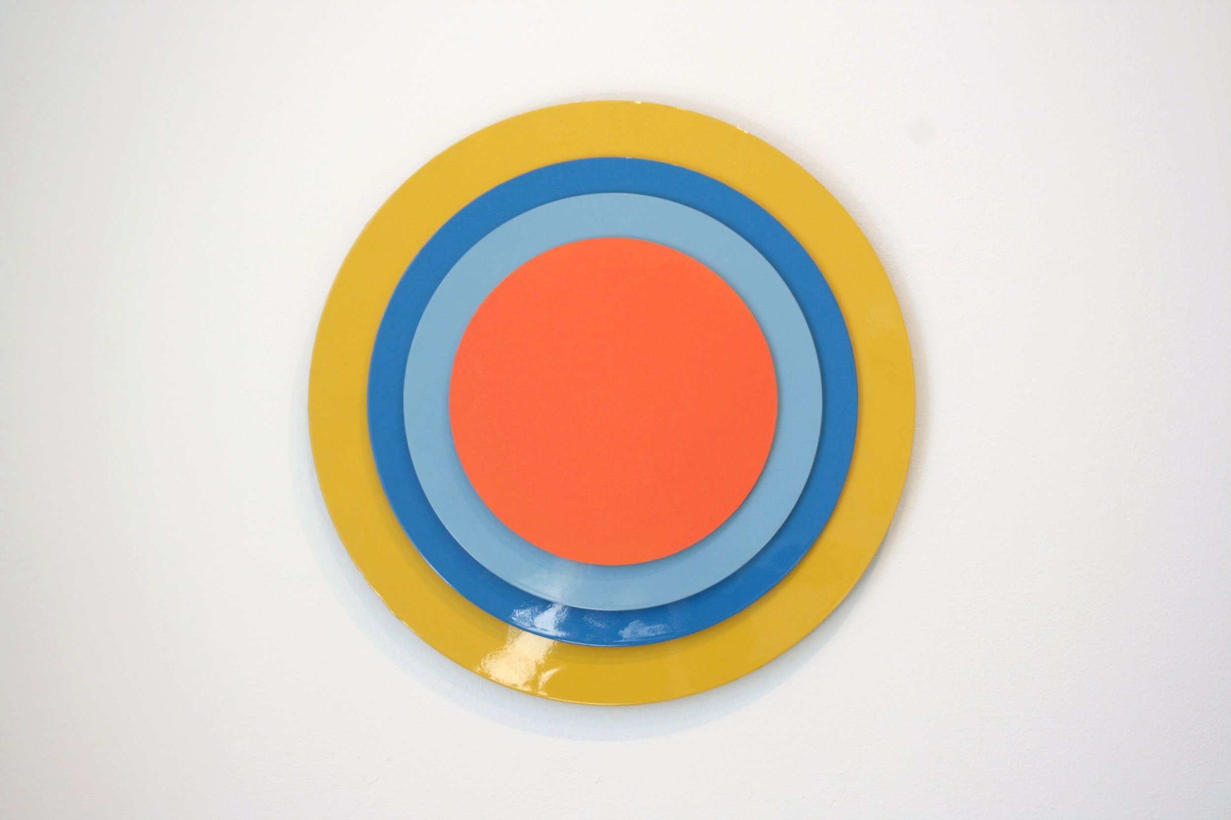   Surround,  2010 Lacquer on MDF, 50 cm in diameter  I See You , LNM, 2010 