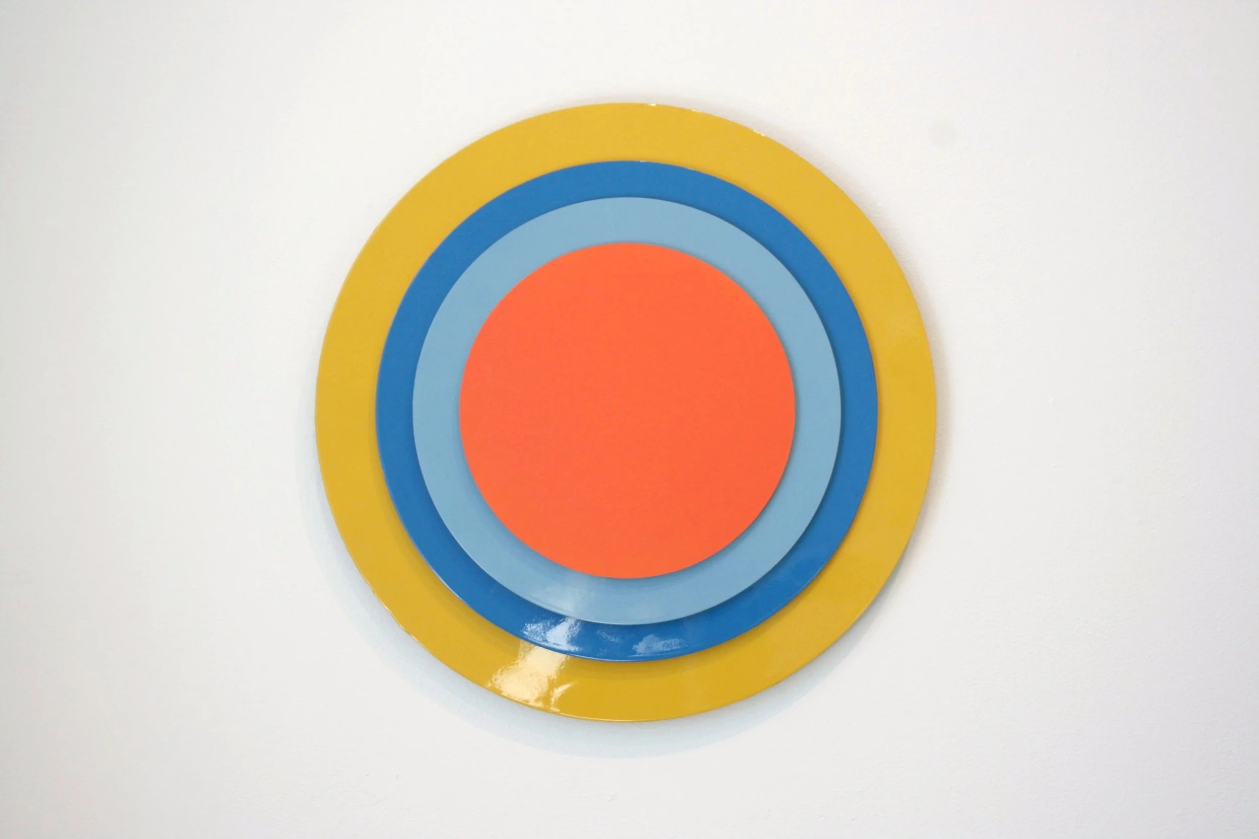 Surround, 2010 Lacquer on MDF, 50 cm in diameter I See You , LNM, 2010