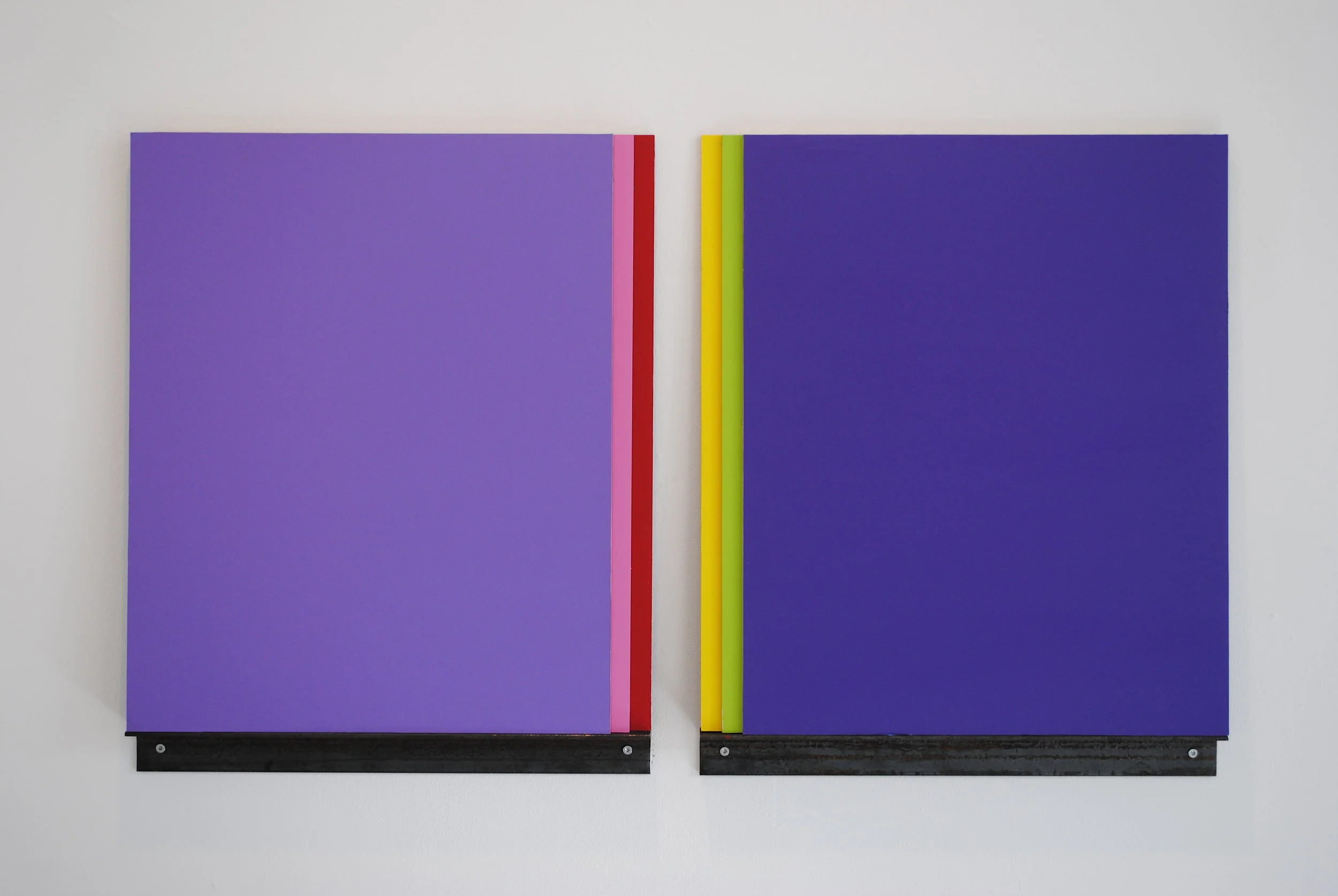 Untitled, 2010 Acrylic on MDF, 60 x 55 x 2 cm I See You , LNM, 2010