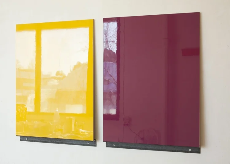 Smooth Temptation #2 , 2010 Lacquer on MDF, 50 x 60 x 2 cm I See You , LNM, 2010
