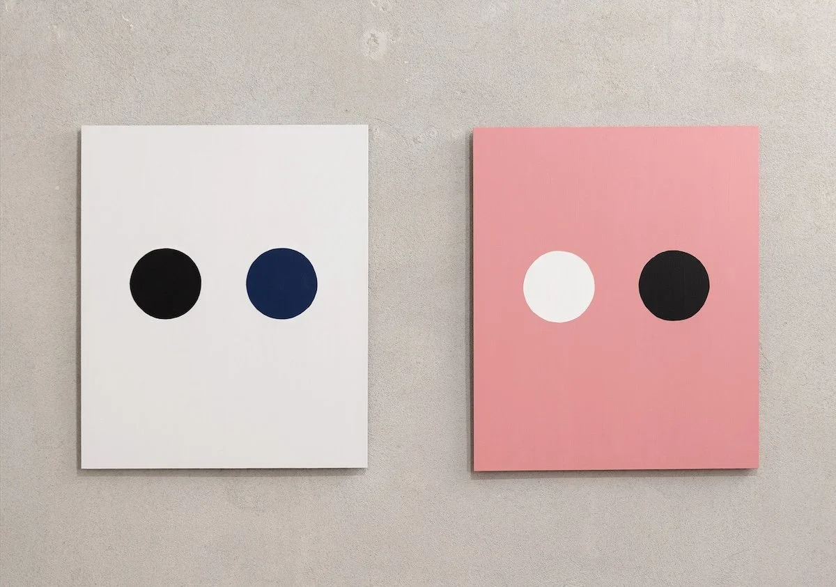  Real feel #1 and #2, 2026 ‘The warm room’ Acrylic on mdf Photo Thomas Widerberg 