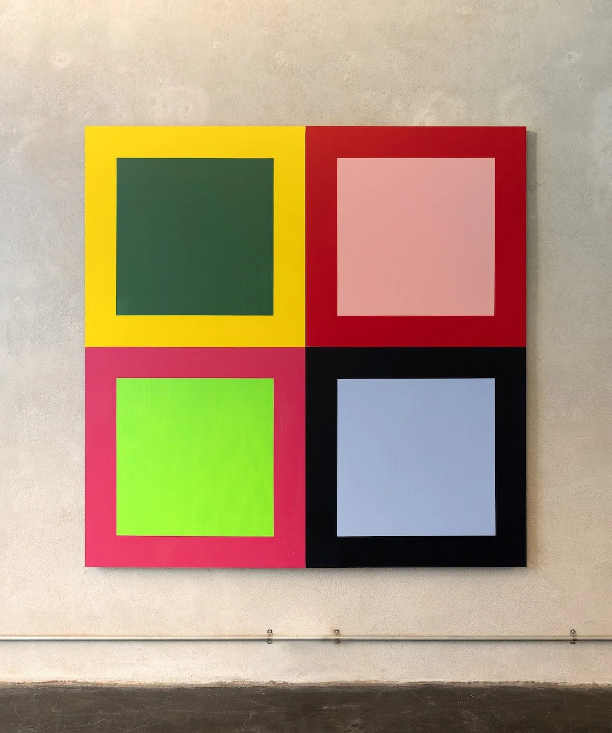  Untitled, 2026 ‘The warm room’ Acrylic on mdf Photo Thomas Widerberg 