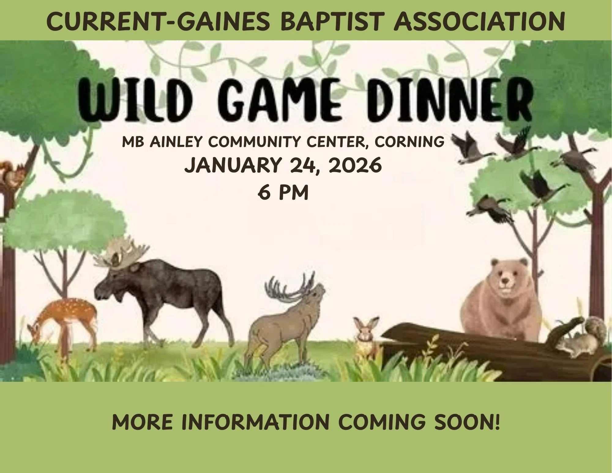 Men's Wild Game Supper