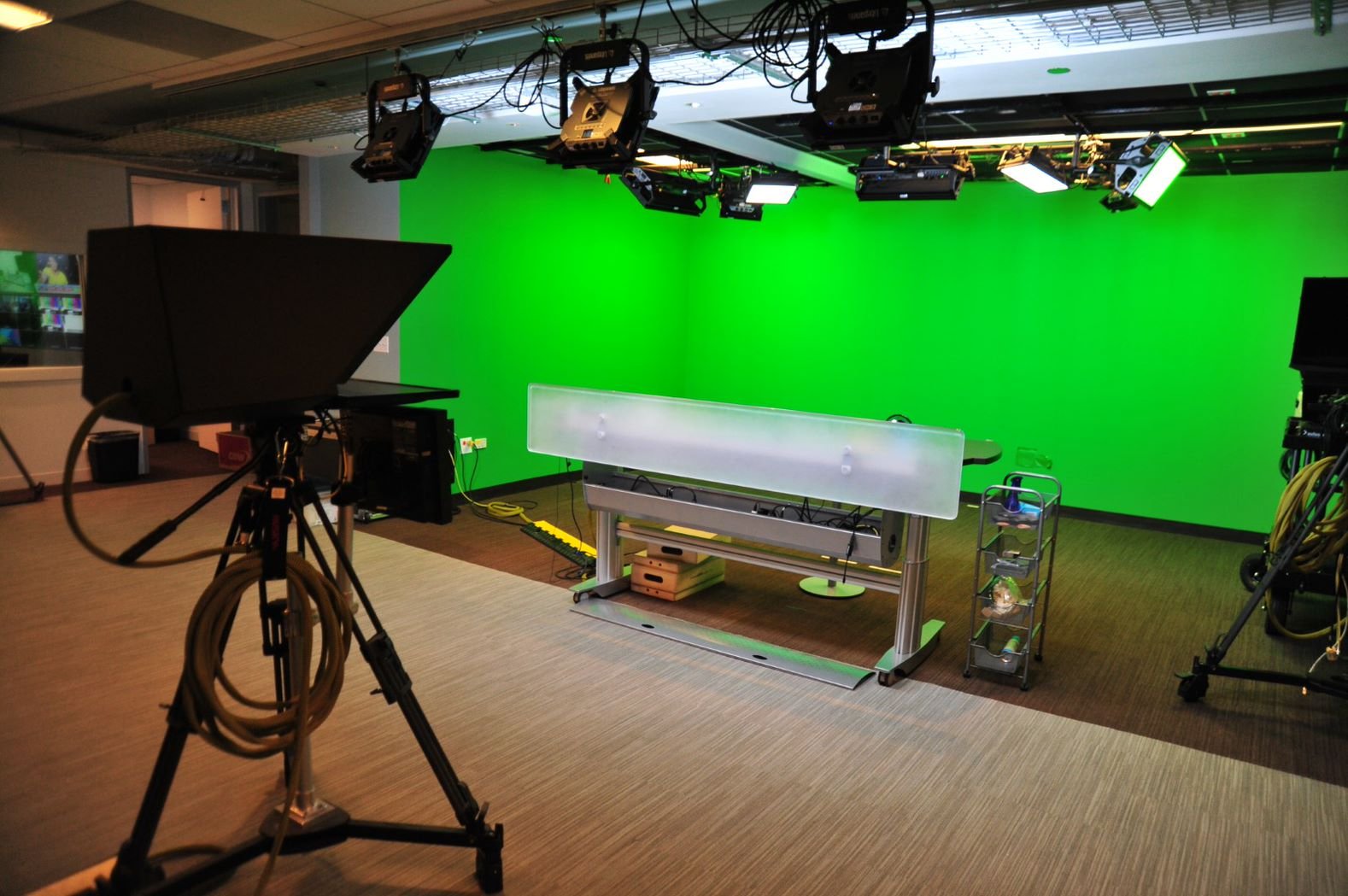 CMEG Green Screen Broadcast Set Allows for Flexibility