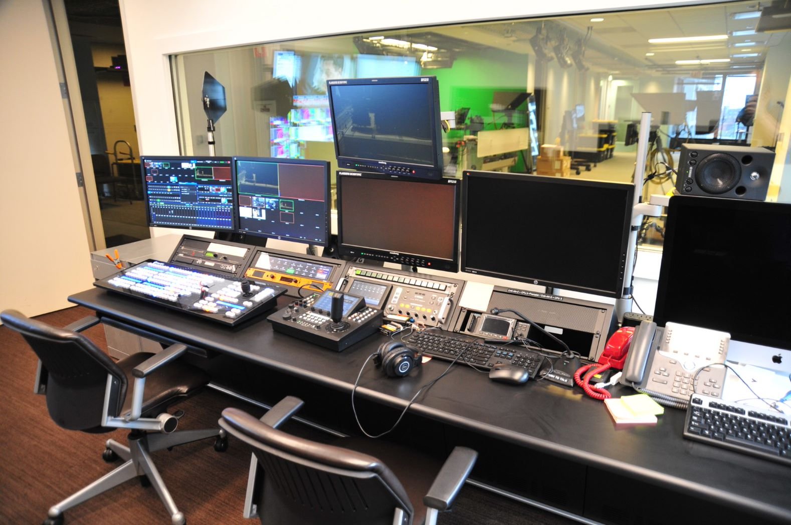 Control Room for Broadcast Studio