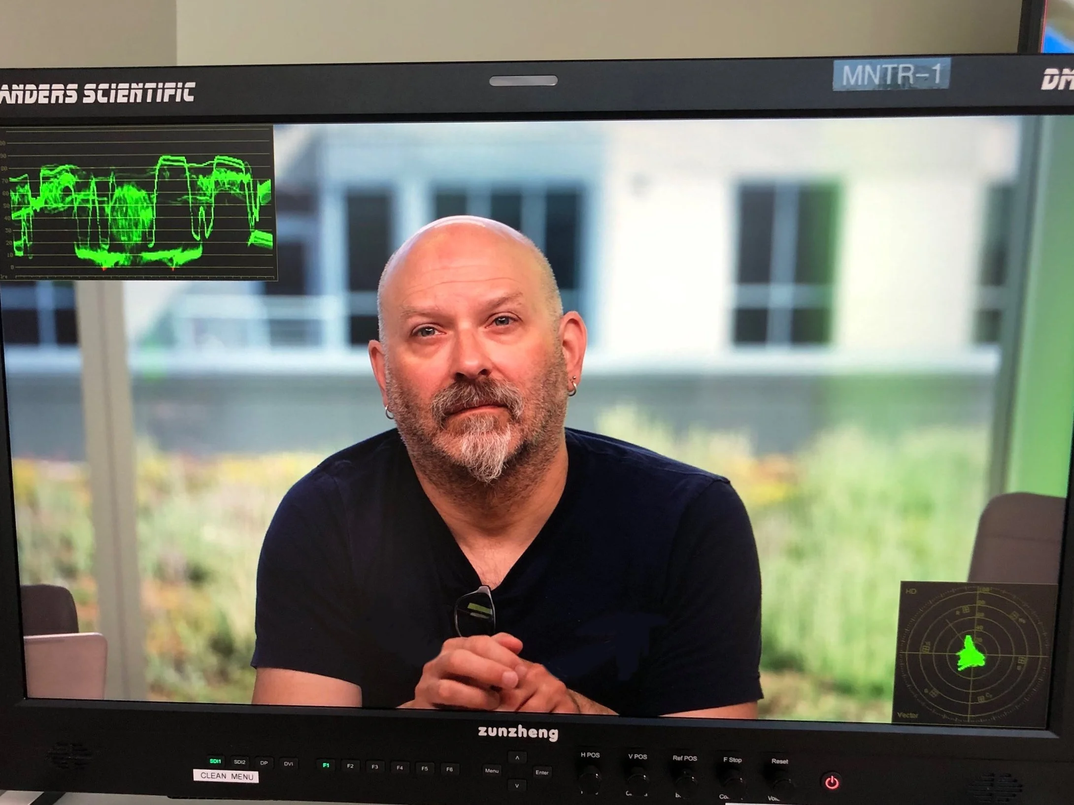 Users of the Microsoft Teams broadcast studio are able to easily monitor their image on screen while using presets to adjust how they look.
