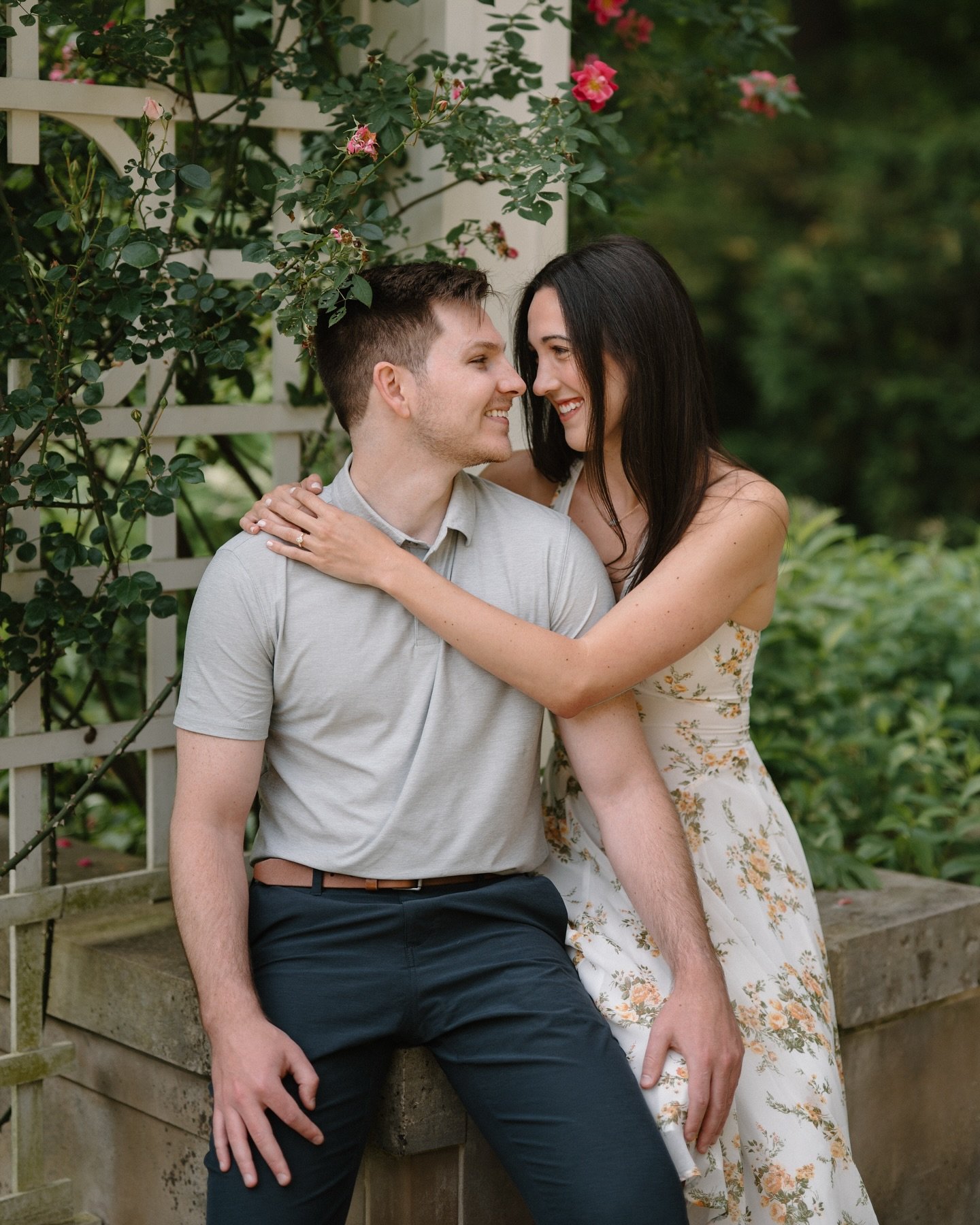Megan &amp; John ✨

Loved exploring Newfields with Megan &amp; John! The heat held off just in time to capture their sweet love!