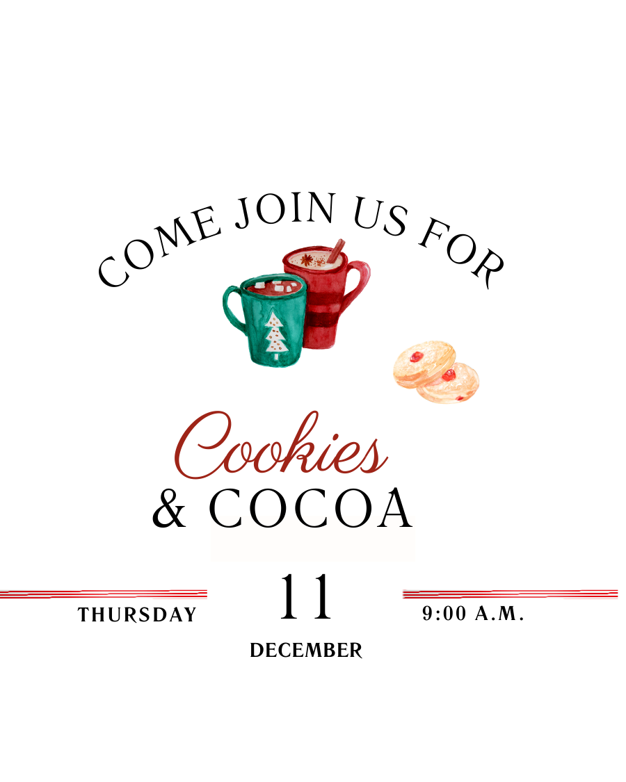 Cookies &amp; Cocoa with Grandmas