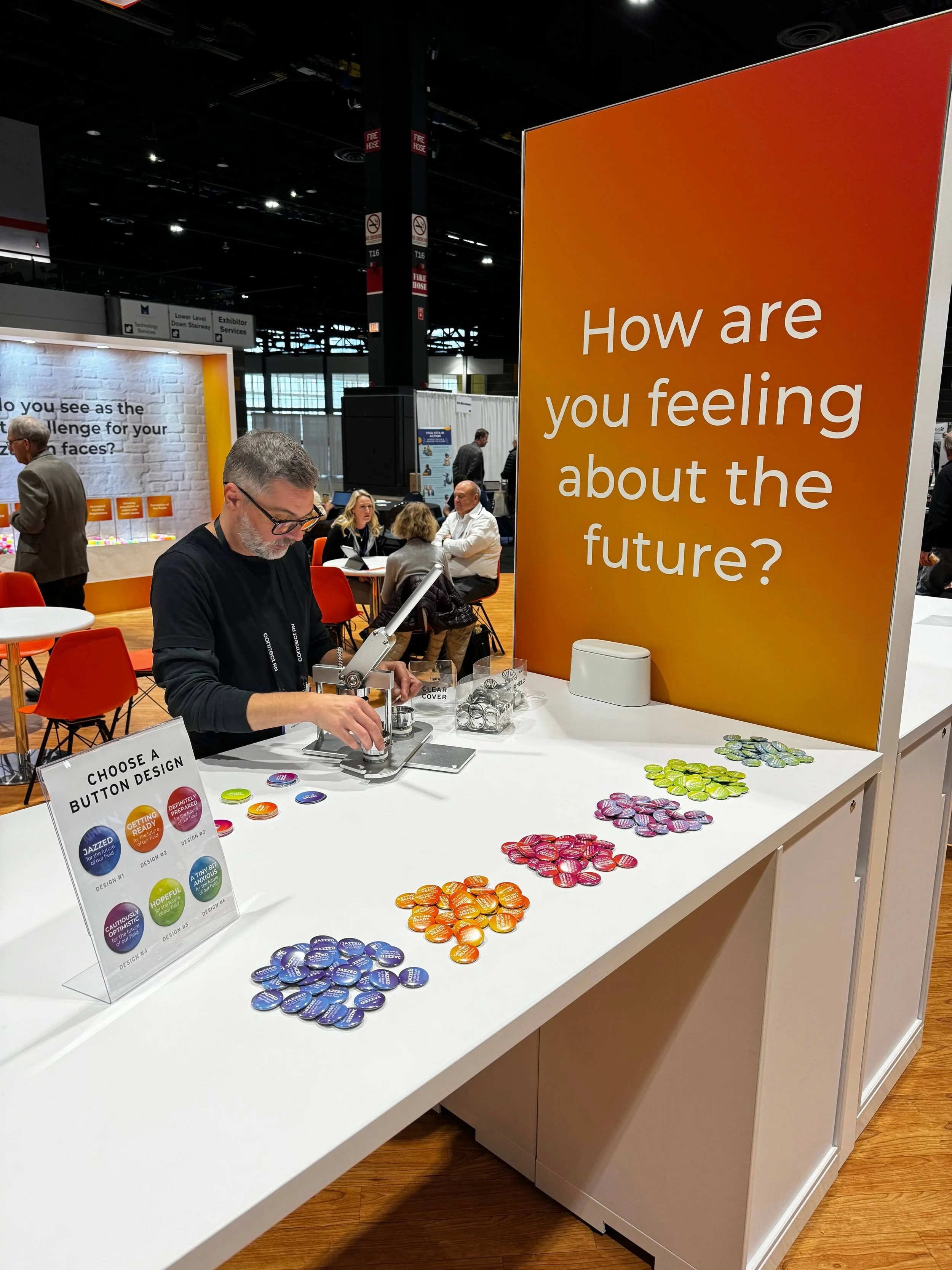 Live Button Making x LeadingAge