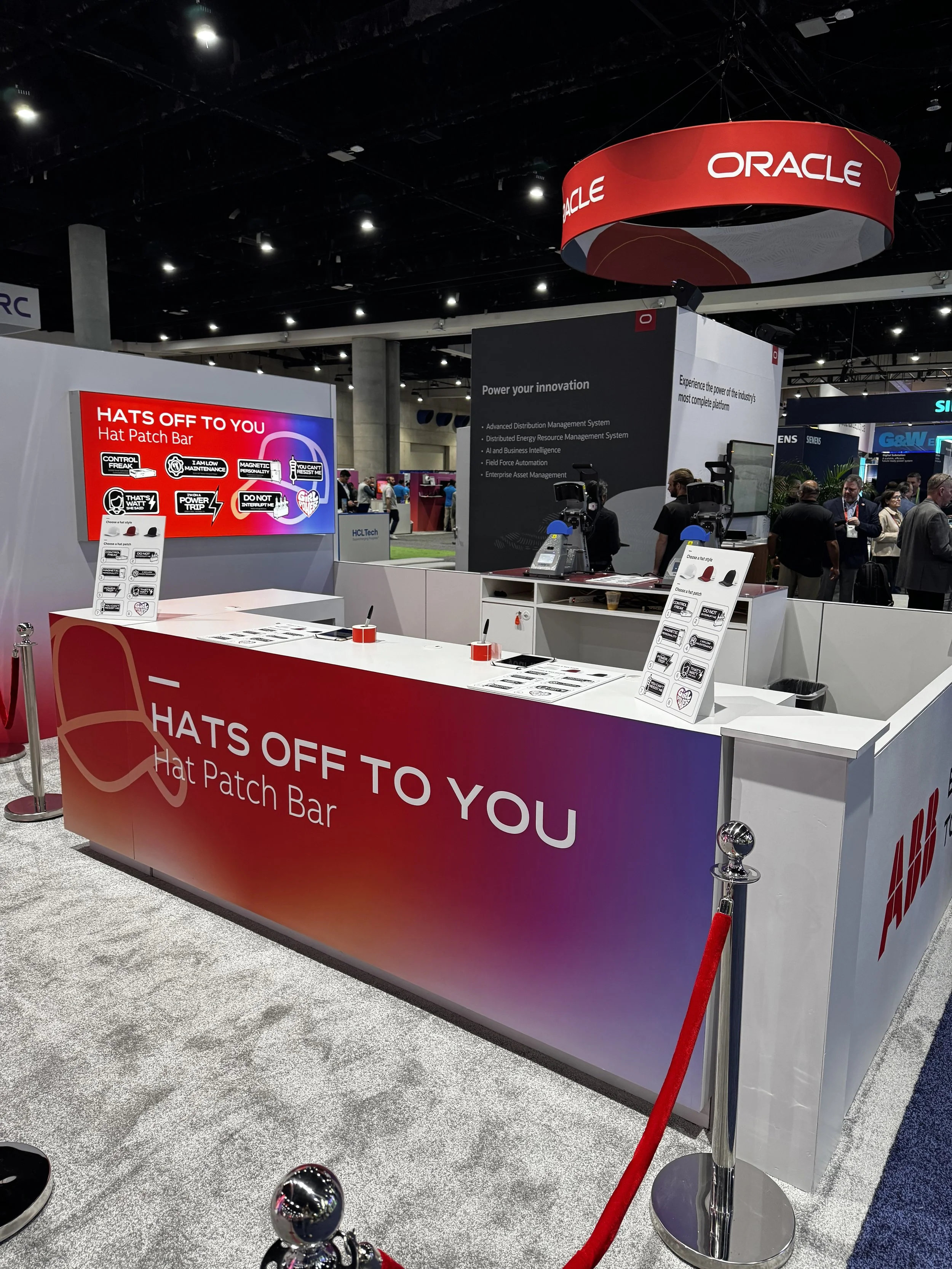 ABB always has immaculate table displays and this year was no different