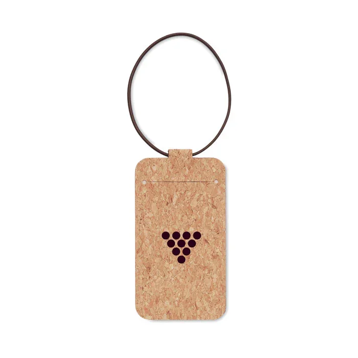 Custom Cork Luggage Tag