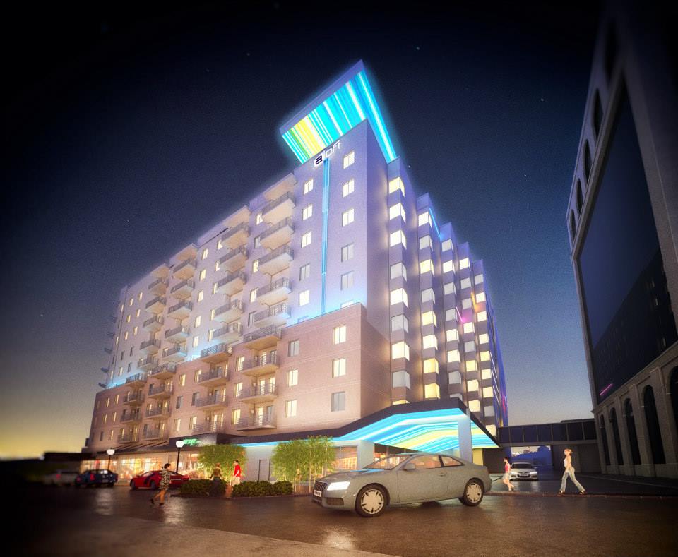 Aloft Hotel Rendering