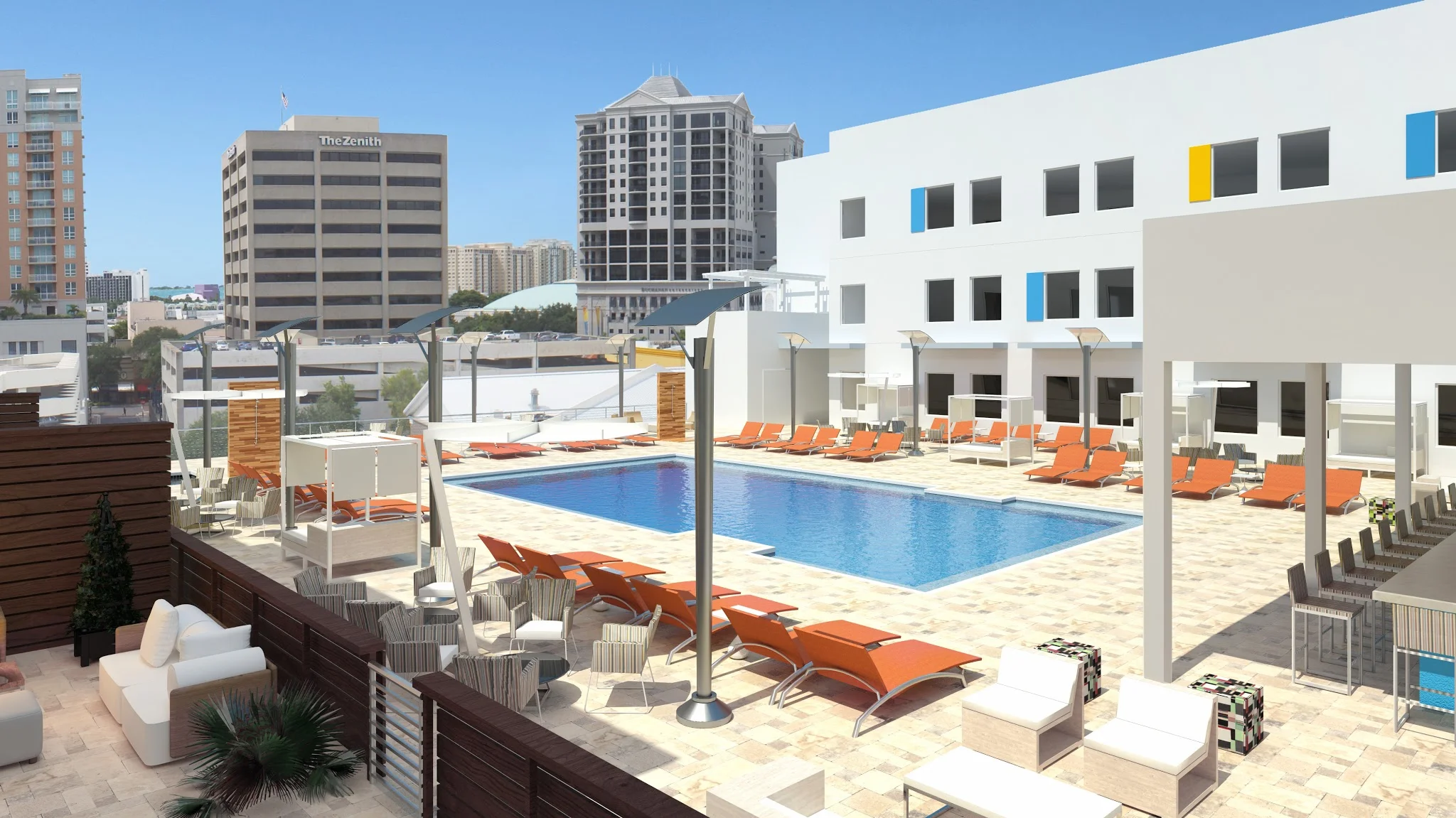 Aloft Hotel Pool