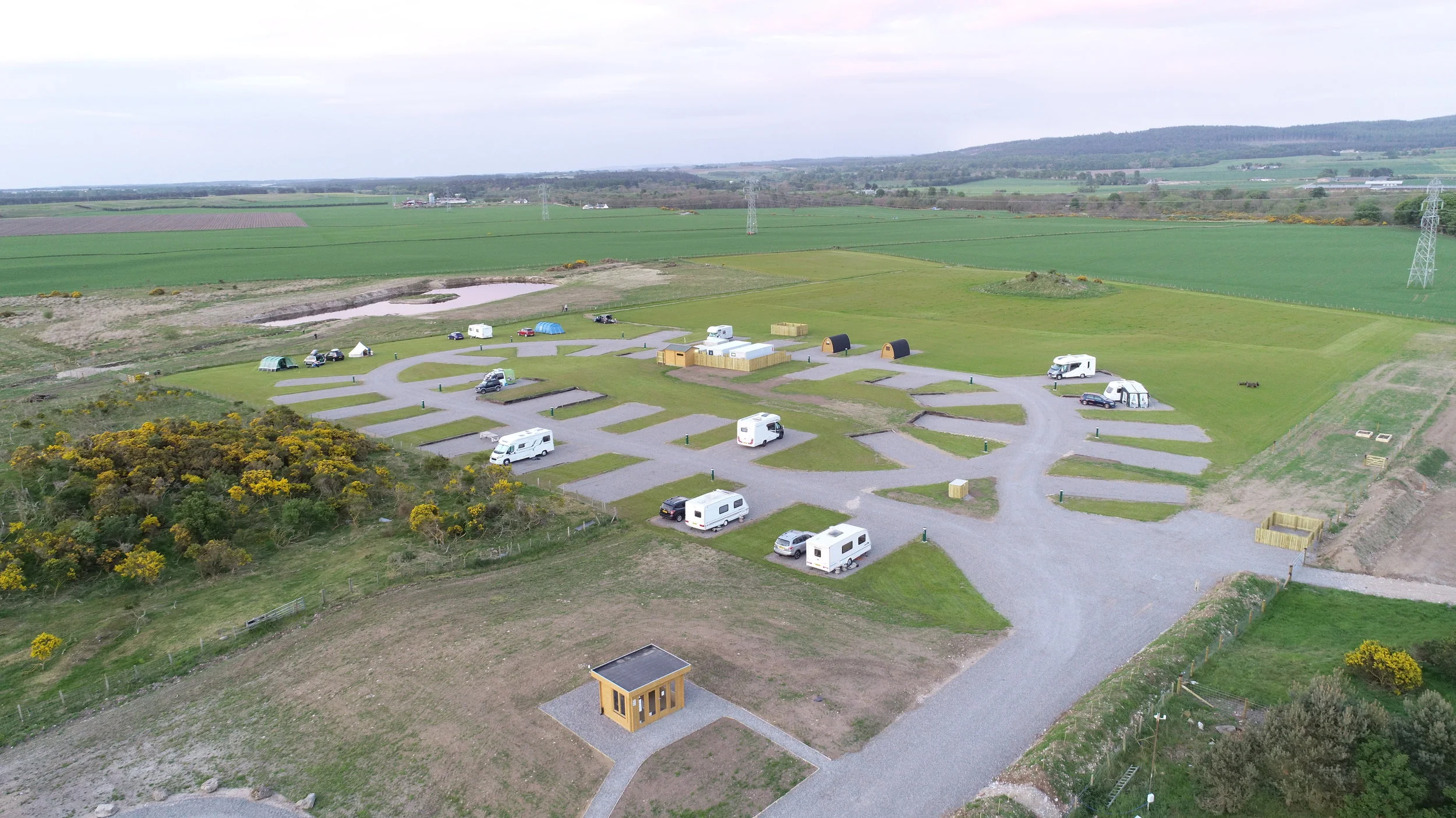 Our site — Barrow Camping & Caravan site in Nairn, Scotland