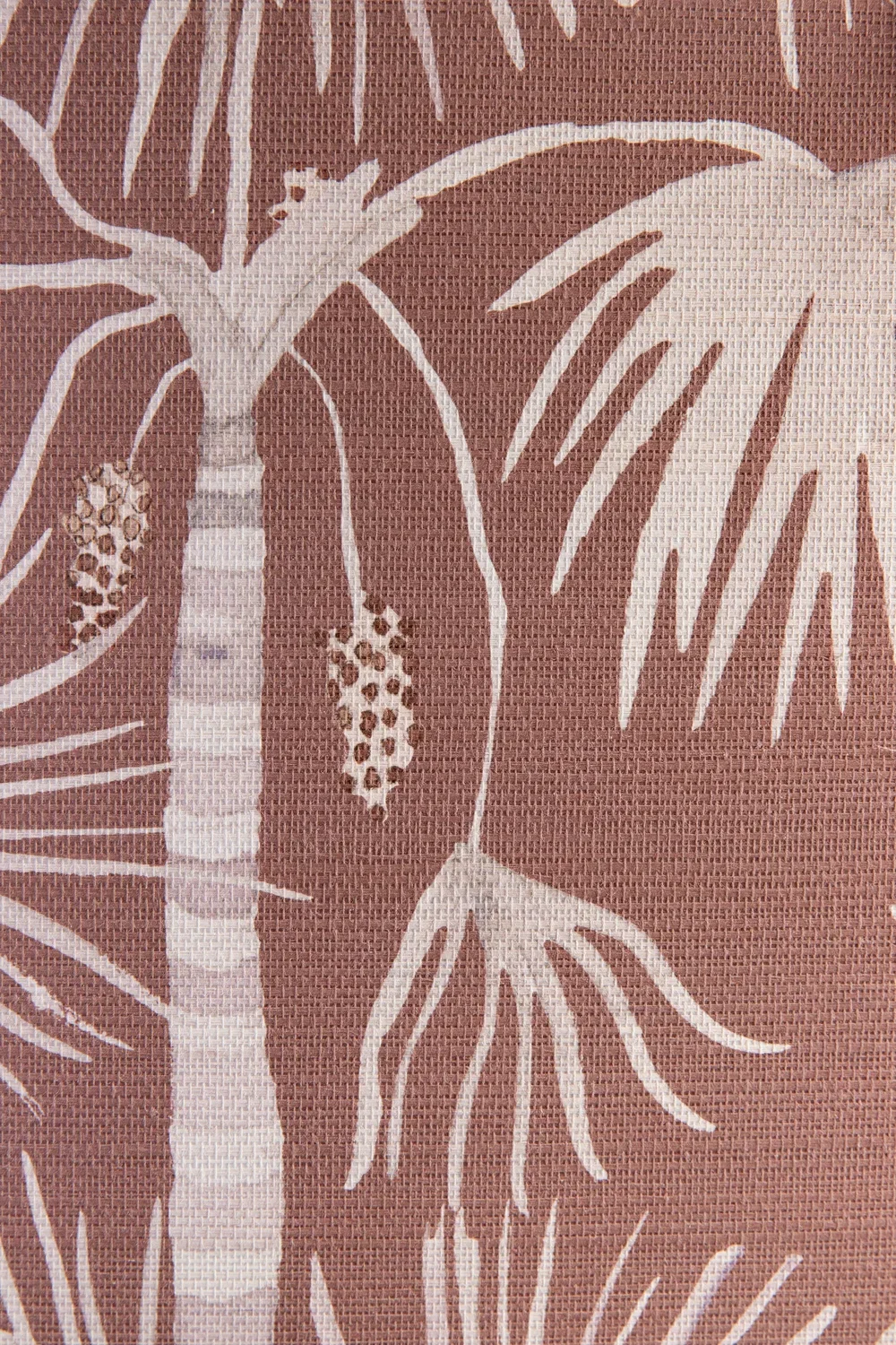 Palma Sisal Wallpaper - Terracotta