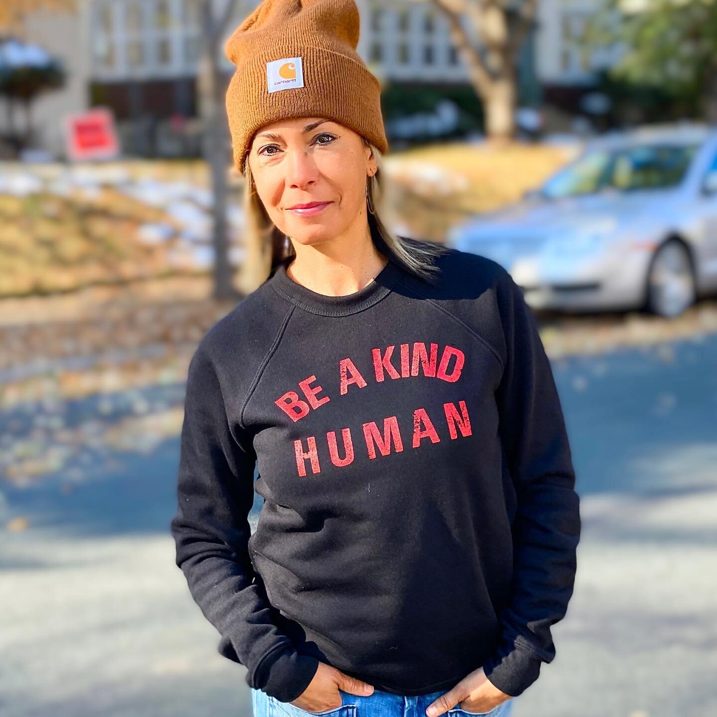 ATTENTION MY FRIENDS&mdash;-new sweatshirt ALERT ❤️❤️
Same cozy softness-same high quality-it&rsquo;s for men and women-and best part it shares a message so desperately needed in our world. 
JOIN THE TRIBE! www.moniquemaxwell.com
#beakindhumantribe #