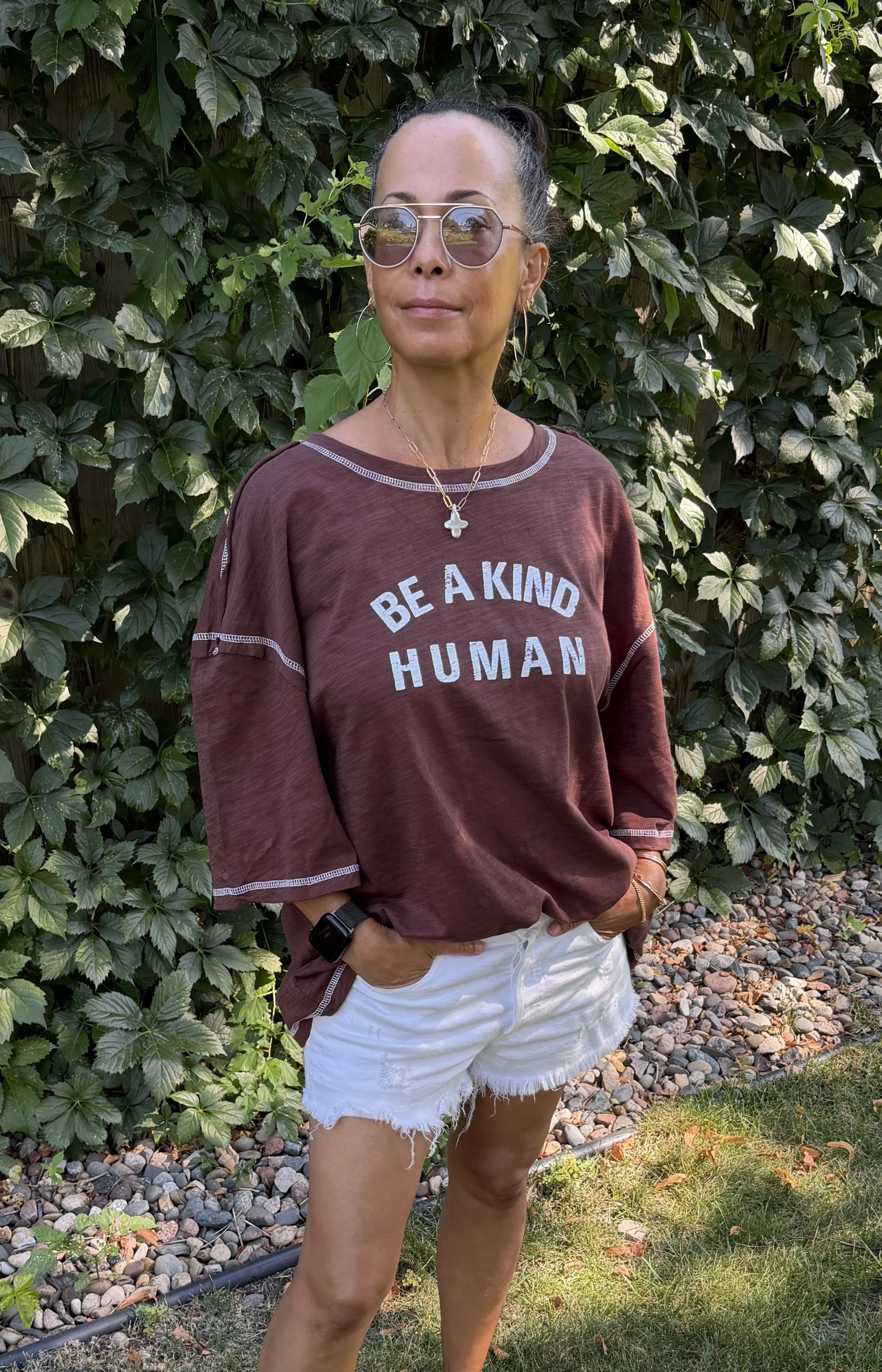 Be a Kind Human Oversized Shirt