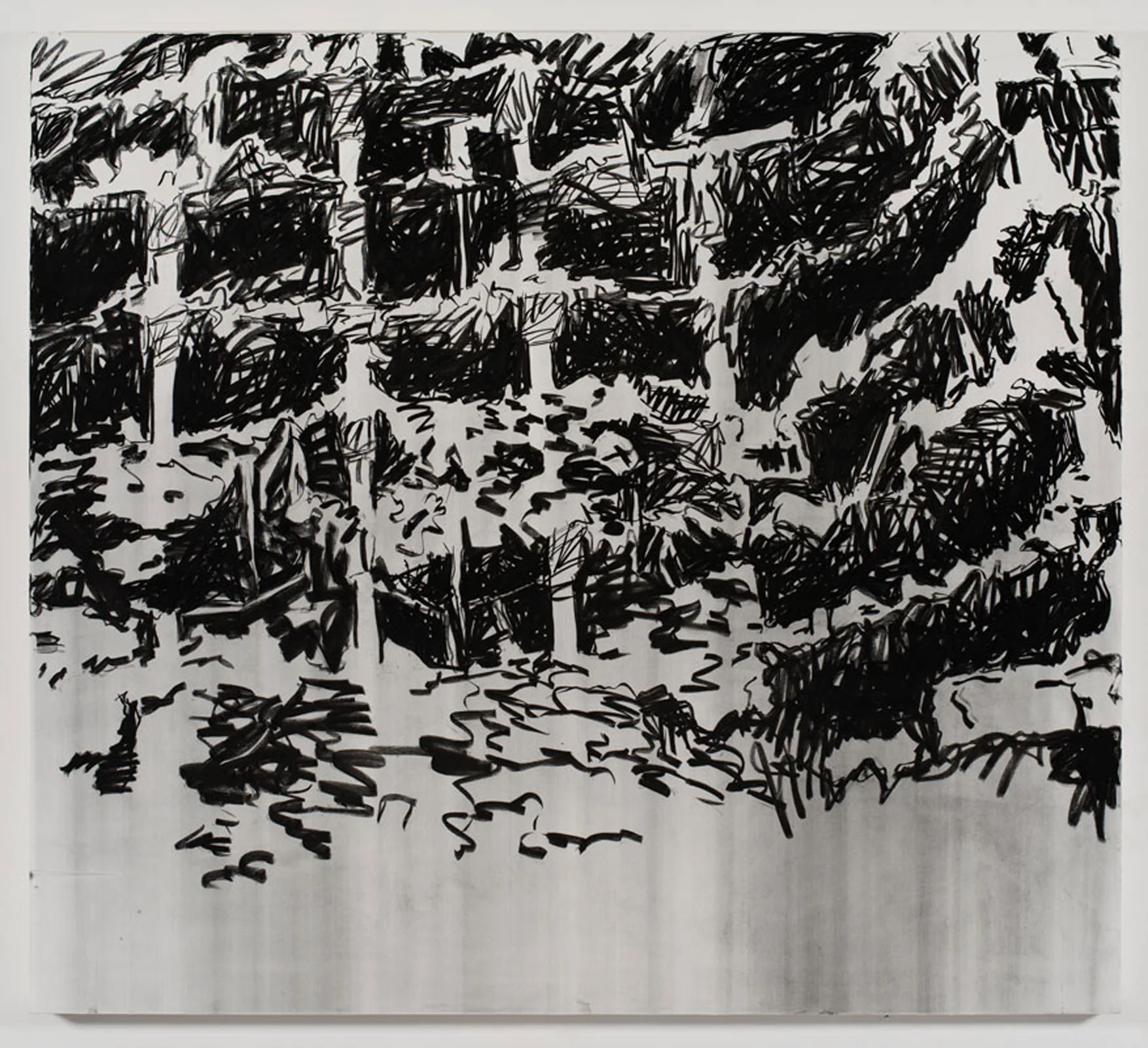 Oklahoma 14, 2015 Charcoal on canvas 70” x 78”