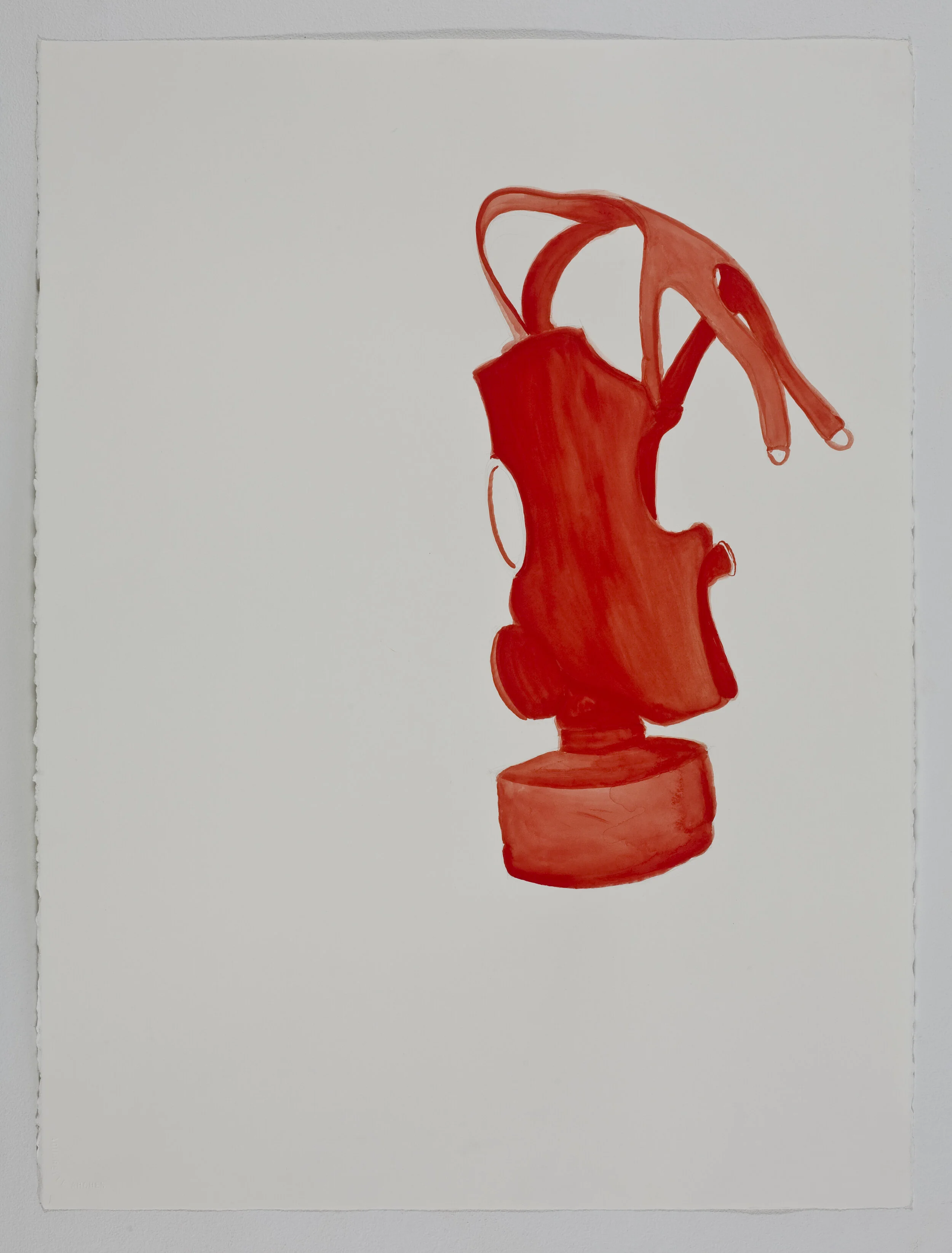 Mask 6 , 2008 Gouache on paper 22”x30”